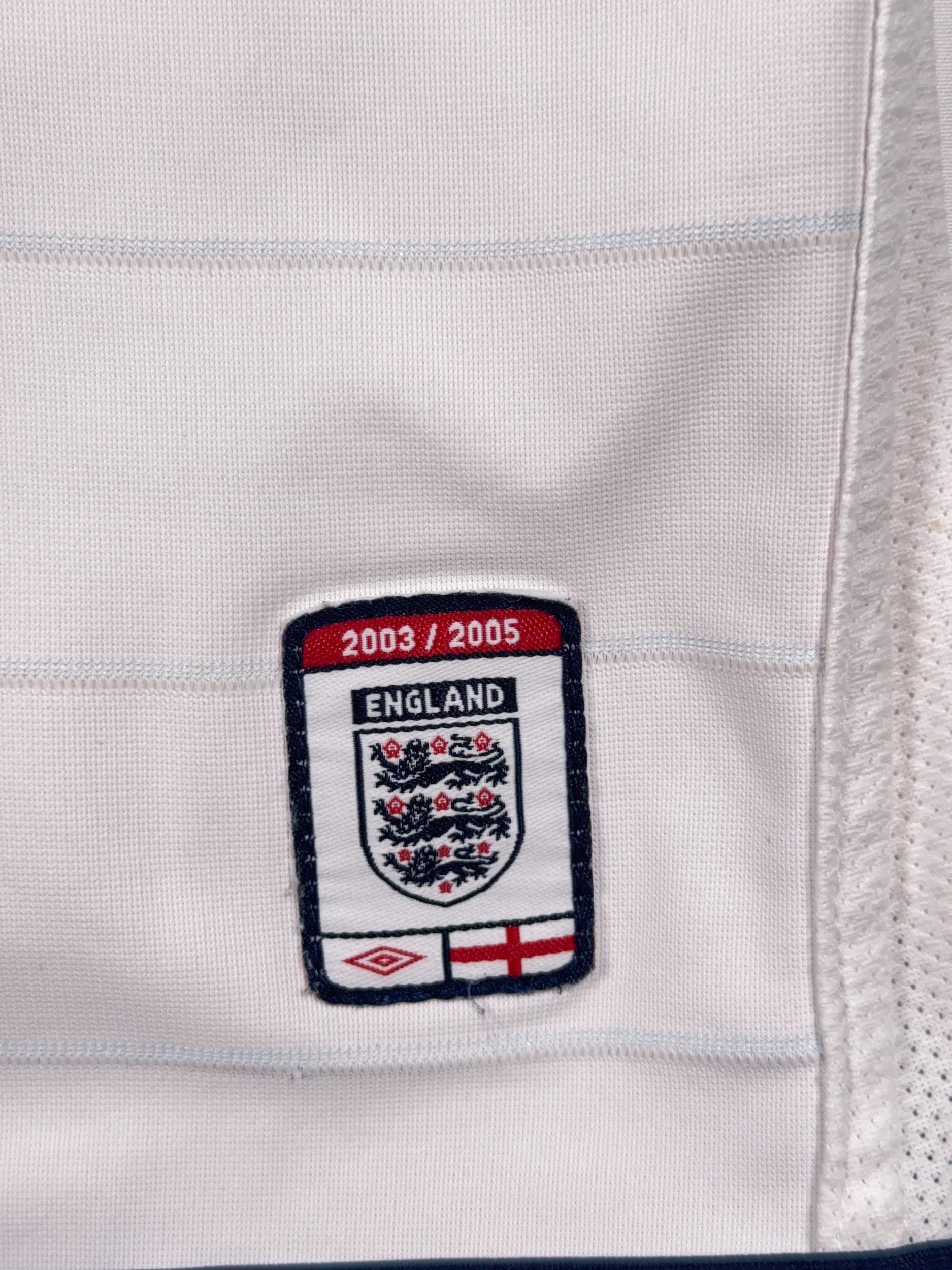 England 2003/05 Reversible Home Shirt - L