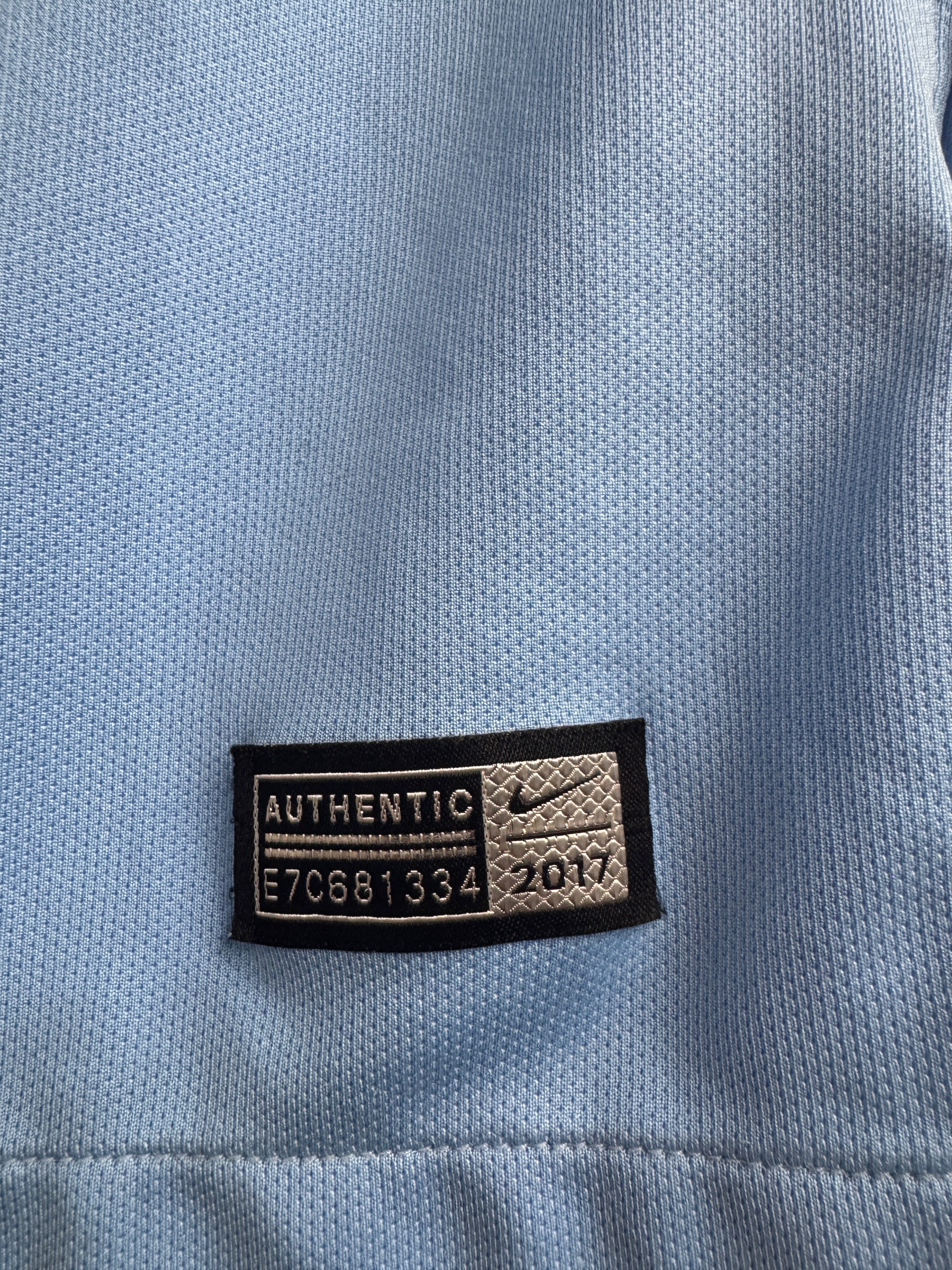 Manchester City 2017/18 Kevin De Bruyne #17 Home Shirt | Retro Screamers
