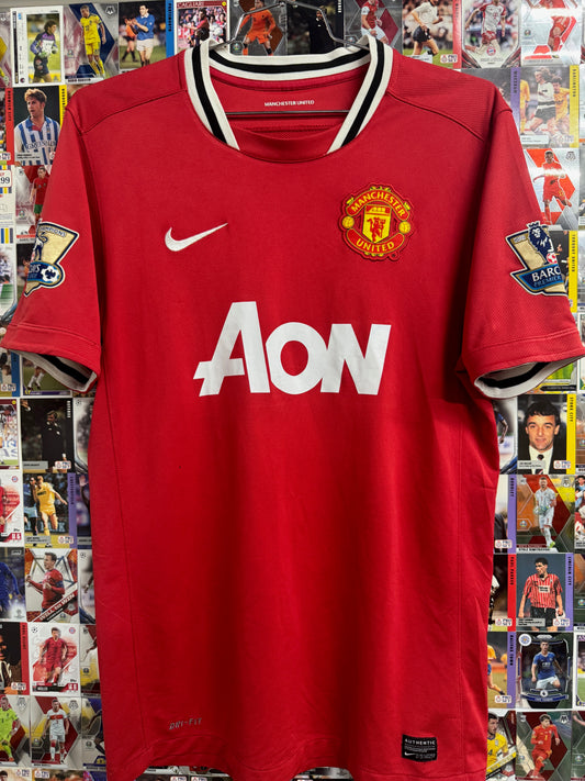 Manchester United 2011/12 Javier Chicharito Hernandez #14 Home Shirt | Retro Screamers