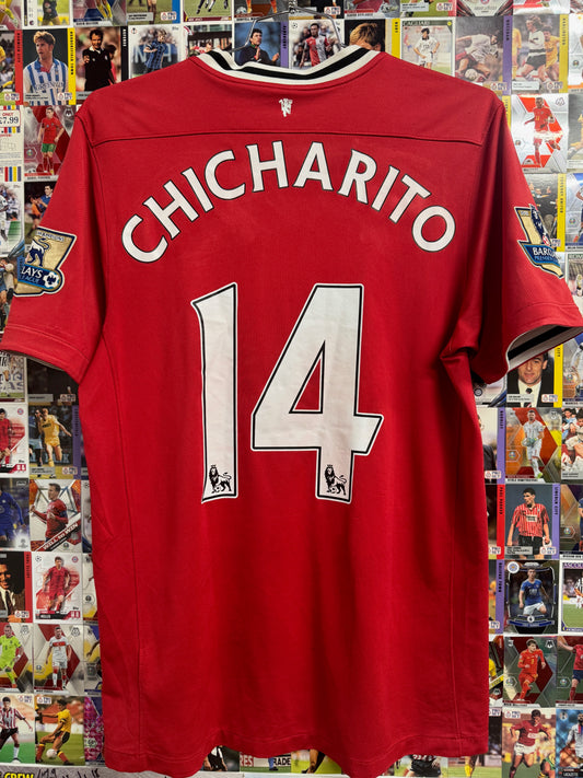 Manchester United 2011/12 Javier Chicharito Hernandez #14 Home Shirt | Retro Screamers