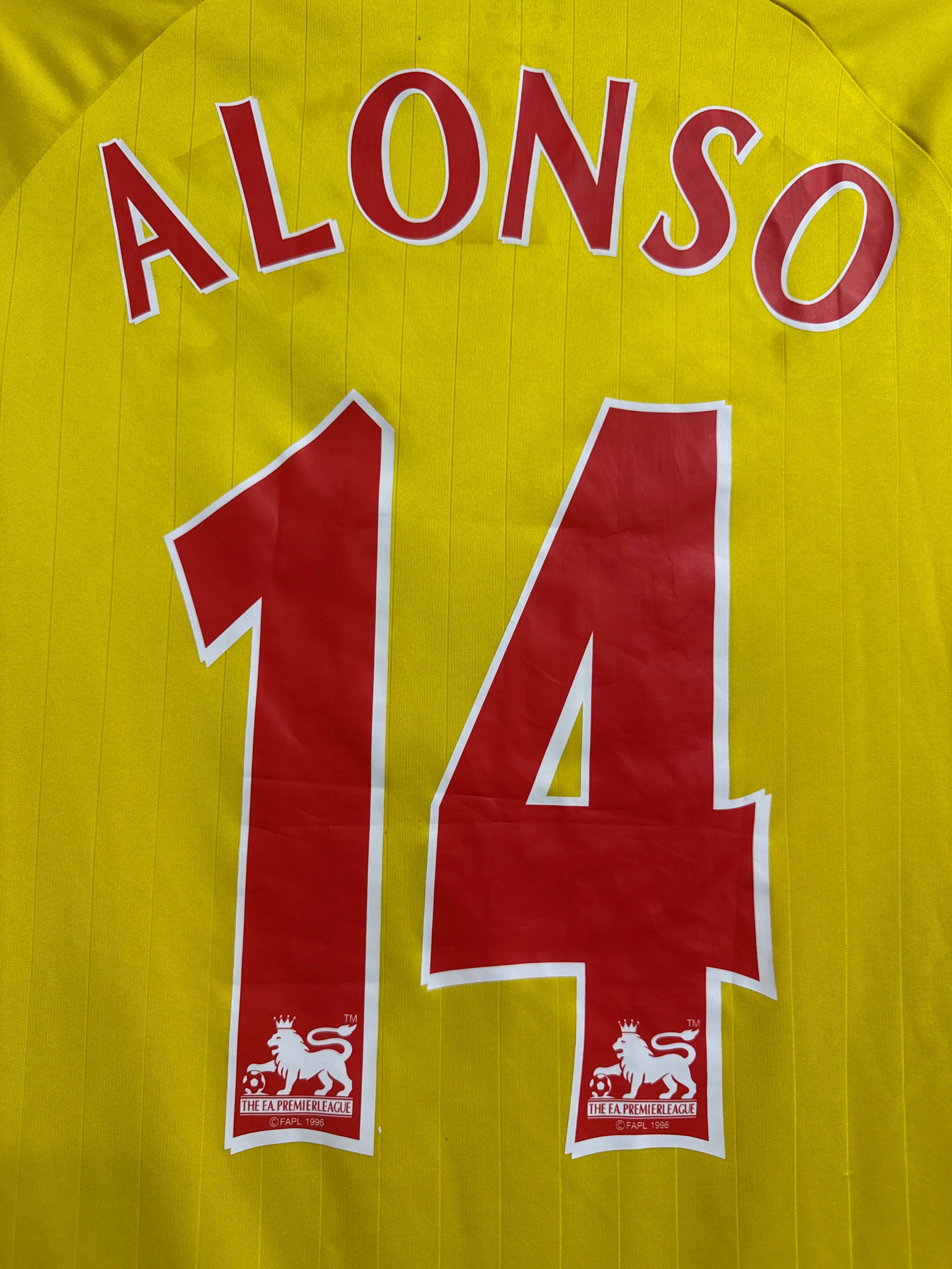 Liverpool 2006/07 Xabi Alonso #14 Away Shirt | Retro Screamers
