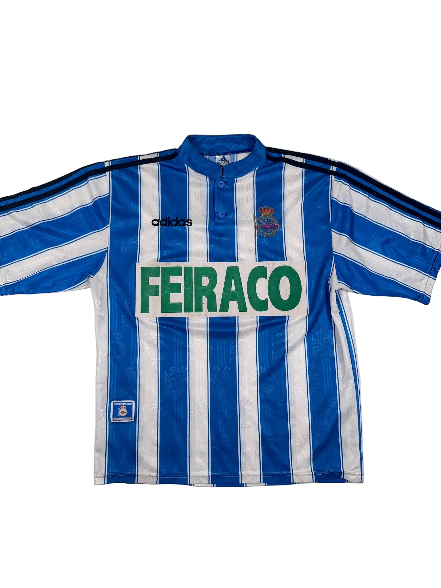 Deportivo La Coruna 1996/98 Home Shirt - L
