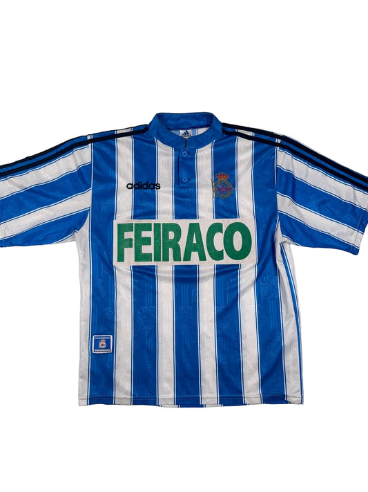 Deportivo La Coruna 1996/98 Home Shirt - L