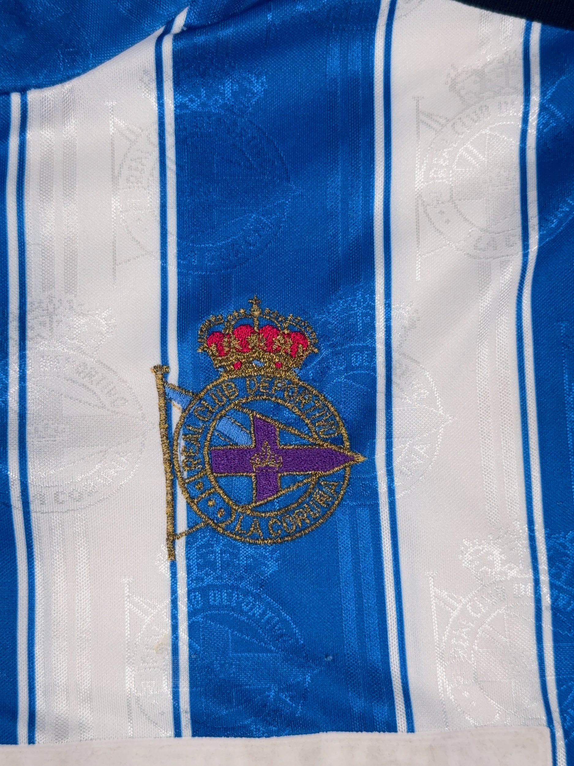Deportivo La Coruna 1996/98 Home Shirt - L
