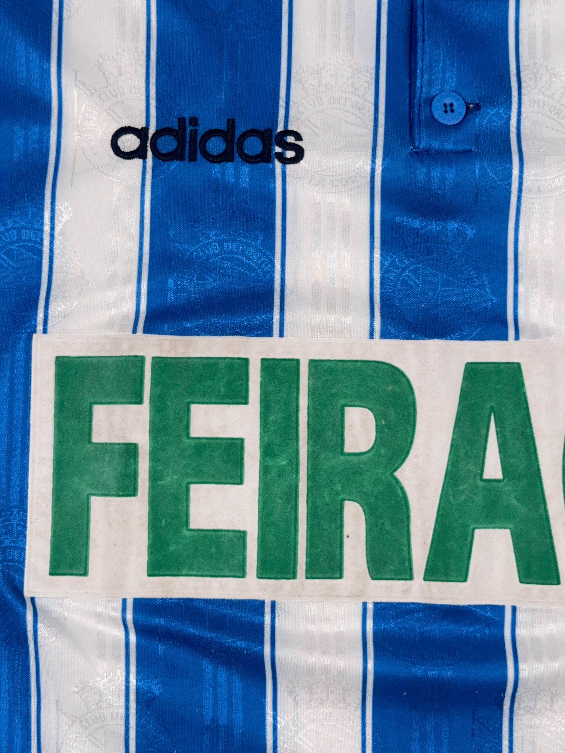 Deportivo La Coruna 1996/98 Home Shirt - L