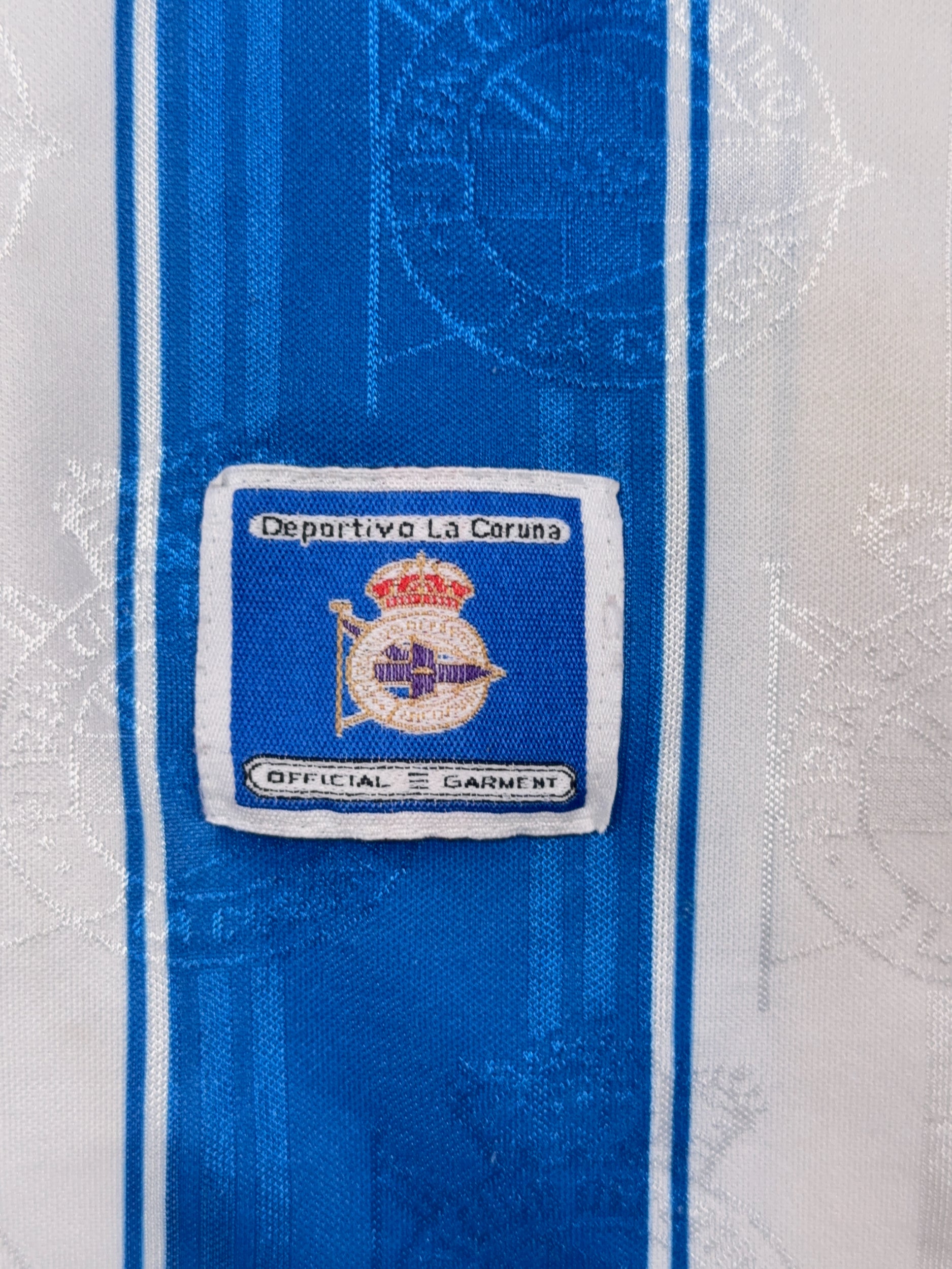 Deportivo La Coruna 1996/98 Home Shirt - L