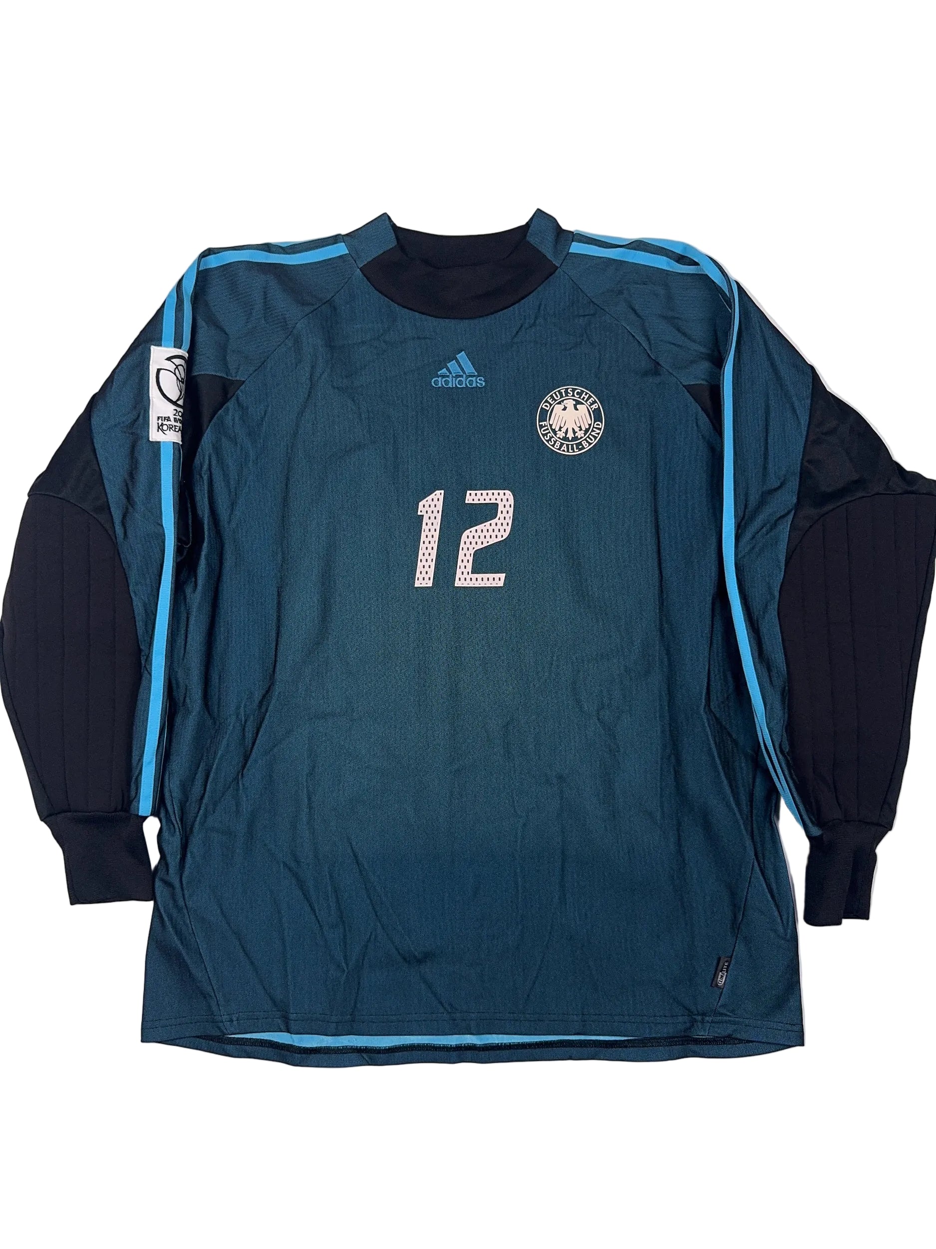 Germany 2002/03 Jens Lehman #12 2002 World Cup Player Issued Goalkeeper Shirt - XL