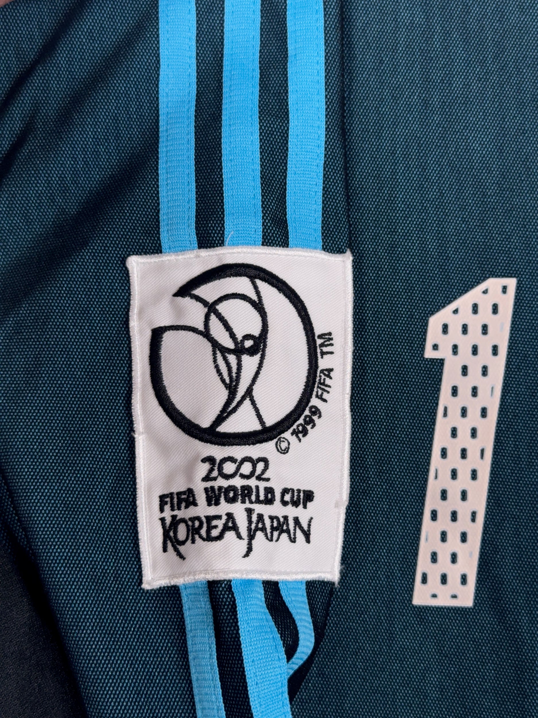 Germany 2002/03 Jens Lehman #12 2002 World Cup Player Issued Goalkeeper Shirt - XL
