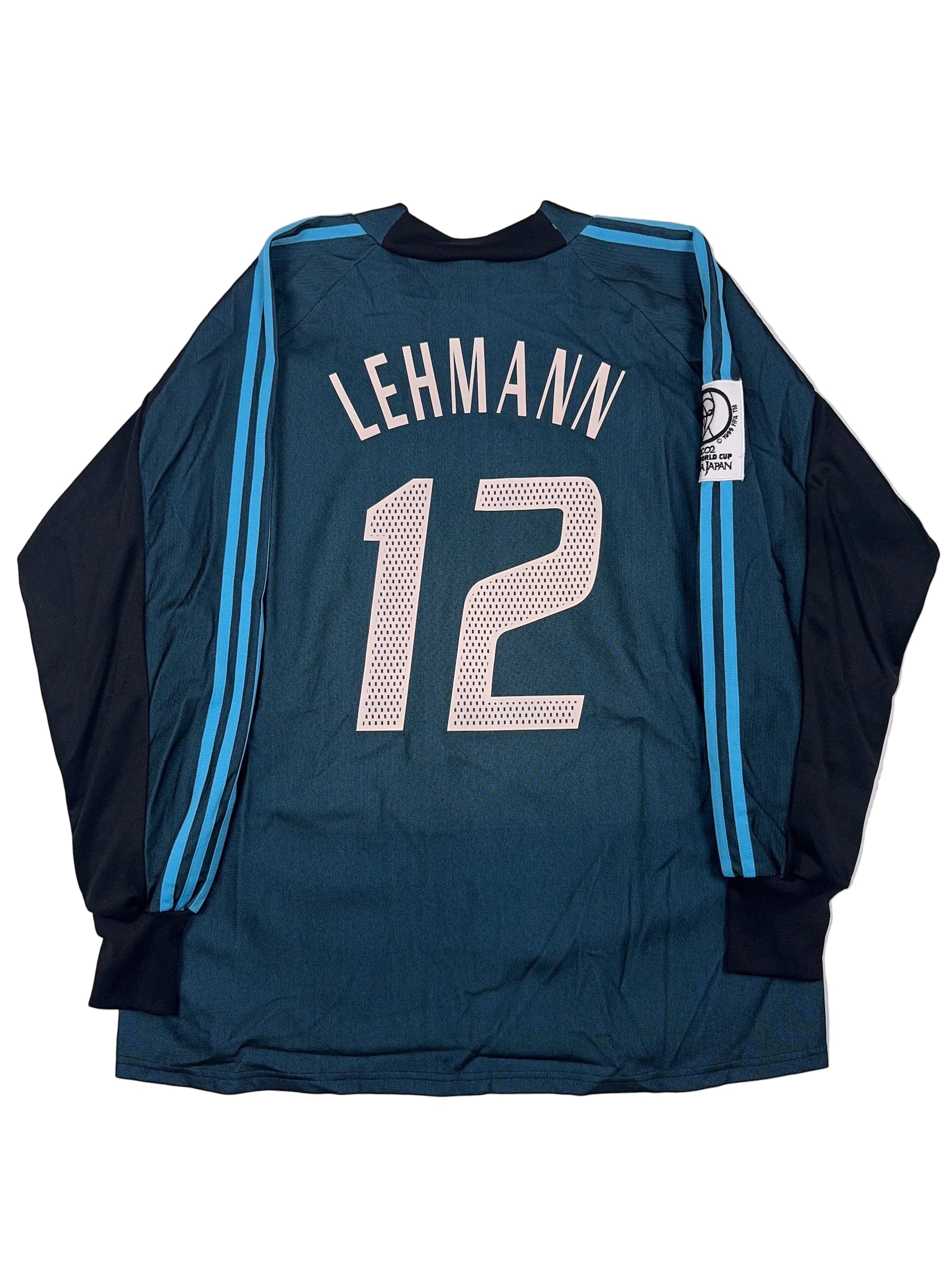 Germany 2002/03 Jens Lehman #12 2002 World Cup Player Issued Goalkeeper Shirt - XL