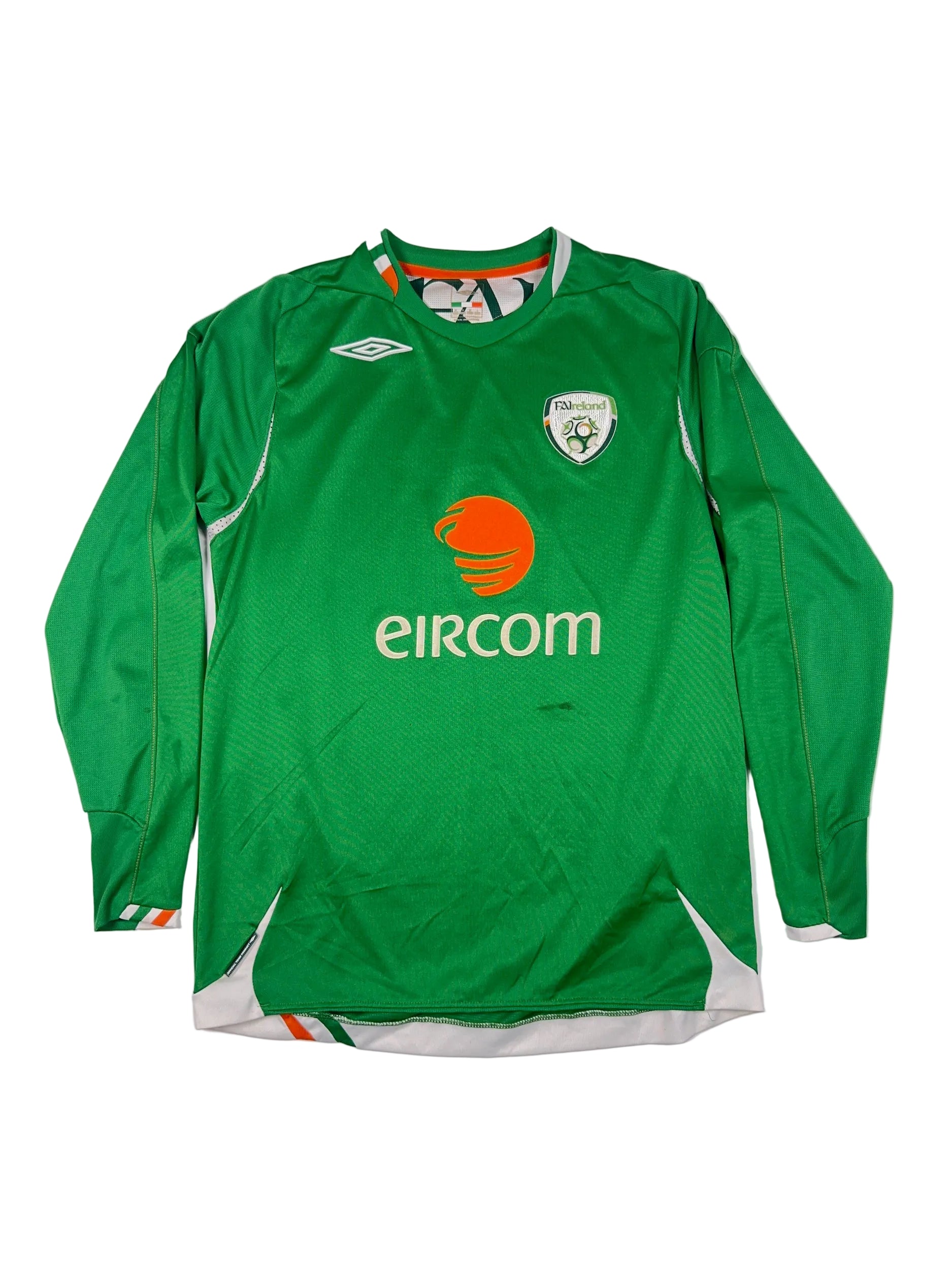 Ireland 2006/08 Home Longsleeve Shirt - M
