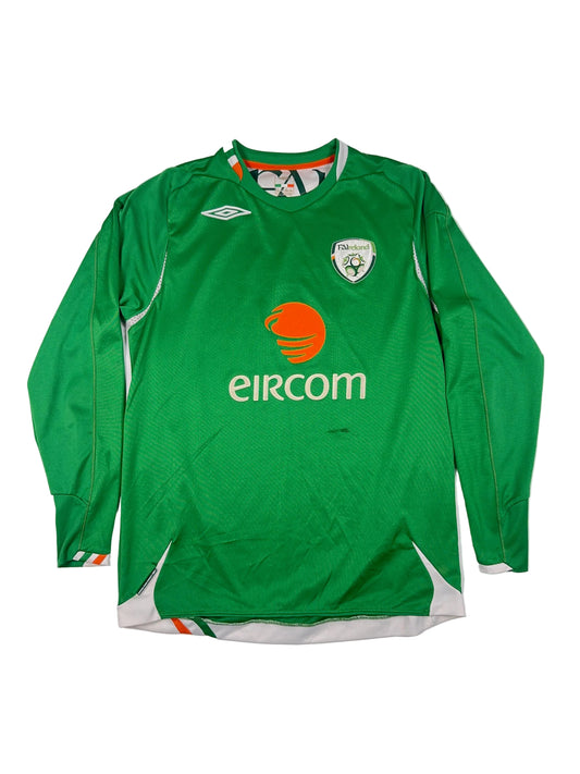 Ireland 2006/08 Home Longsleeve Shirt - M