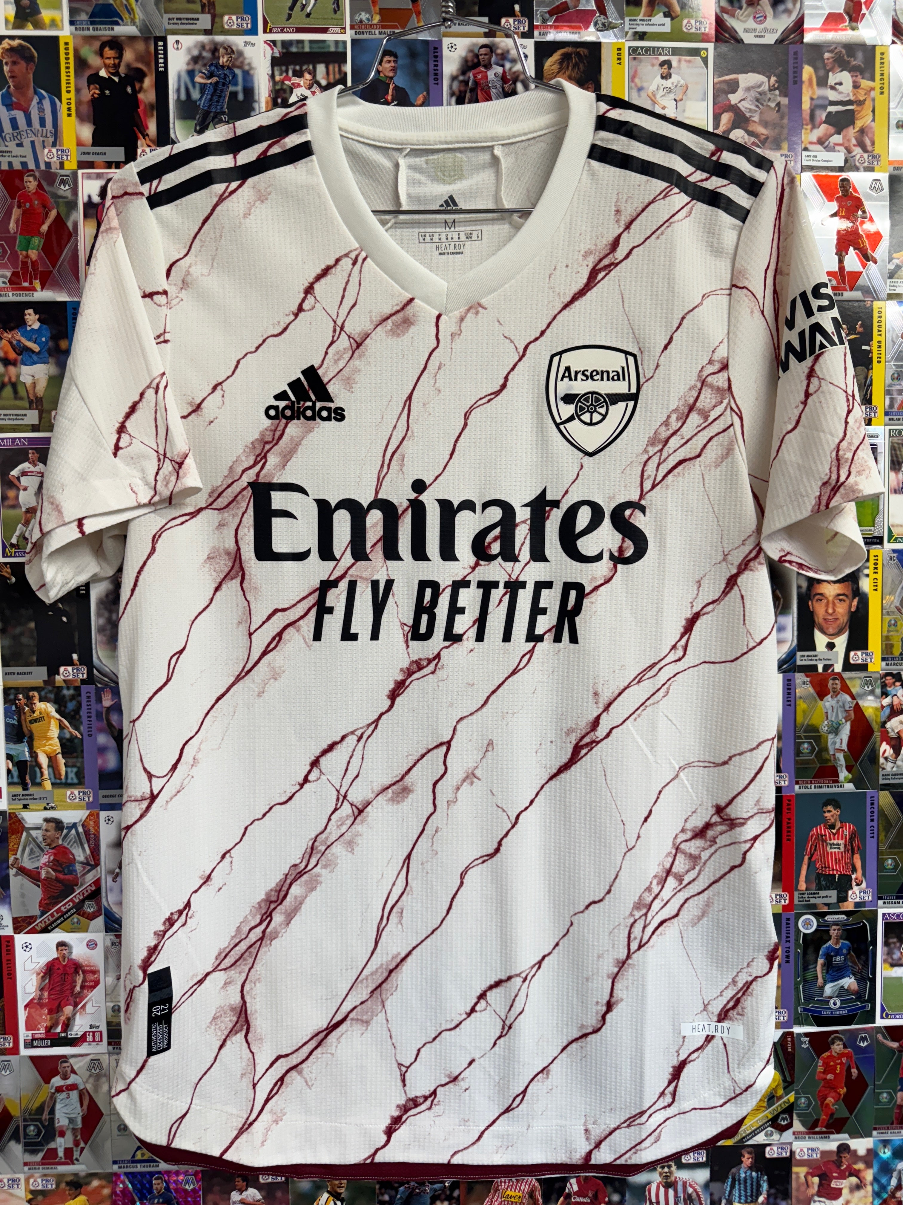 Arsenal 2020/21 Aubameyang #14 Away Shirt | Retro Screamers