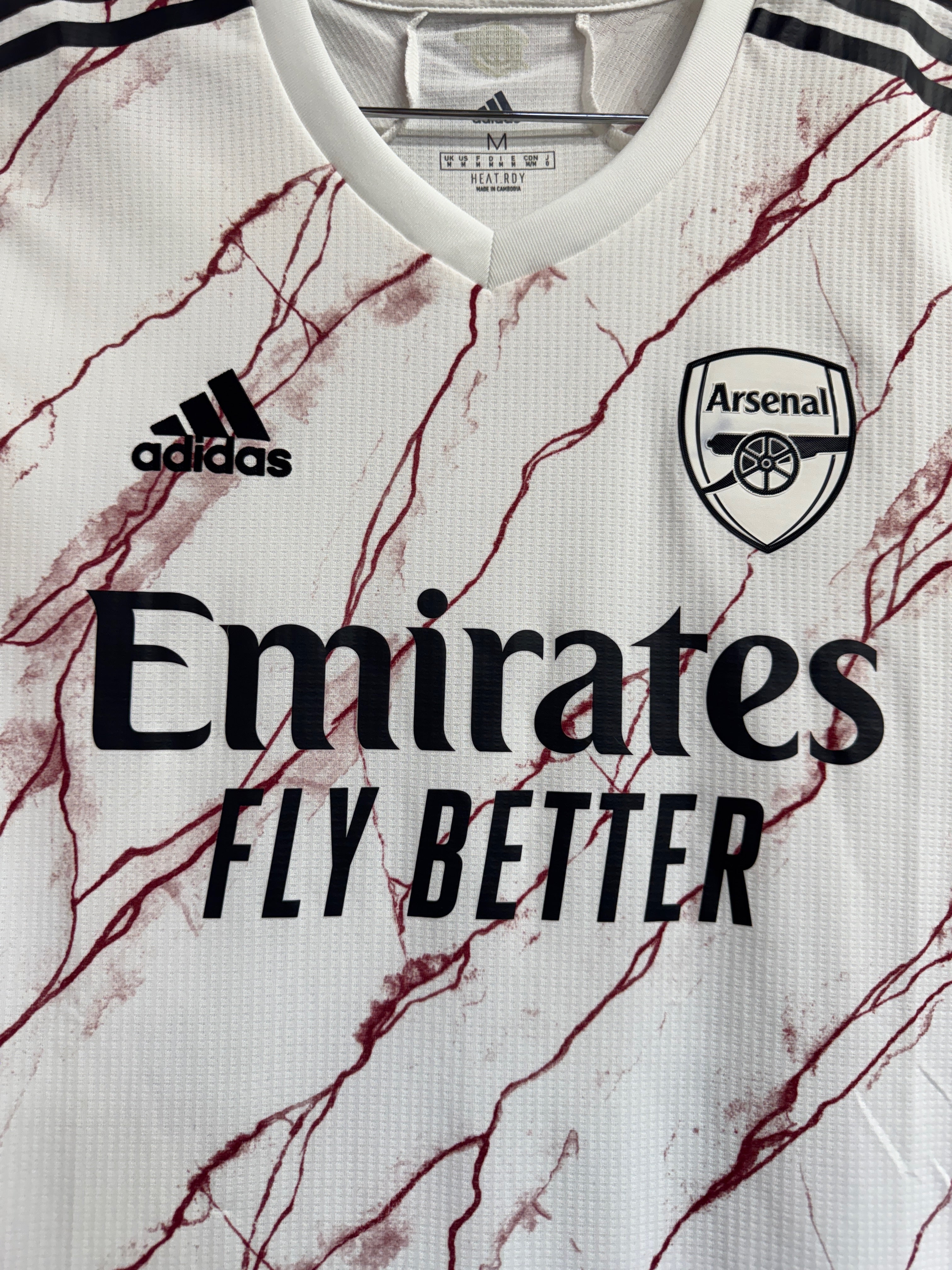 Arsenal 2020/21 Aubameyang #14 Away Shirt | Retro Screamers
