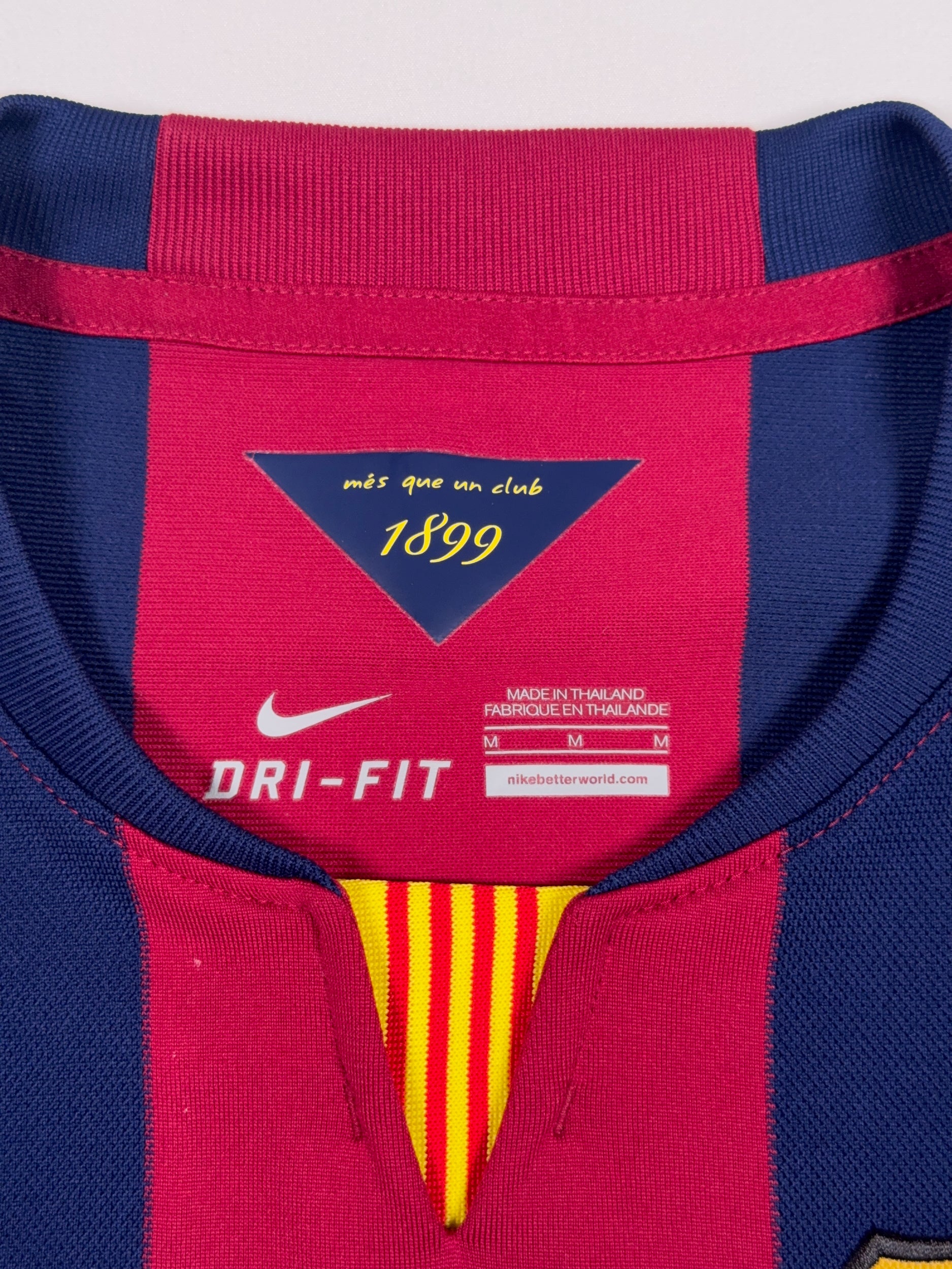 Barcelona 2014/15 Ivan Rakitic #4 Home Shirt - M