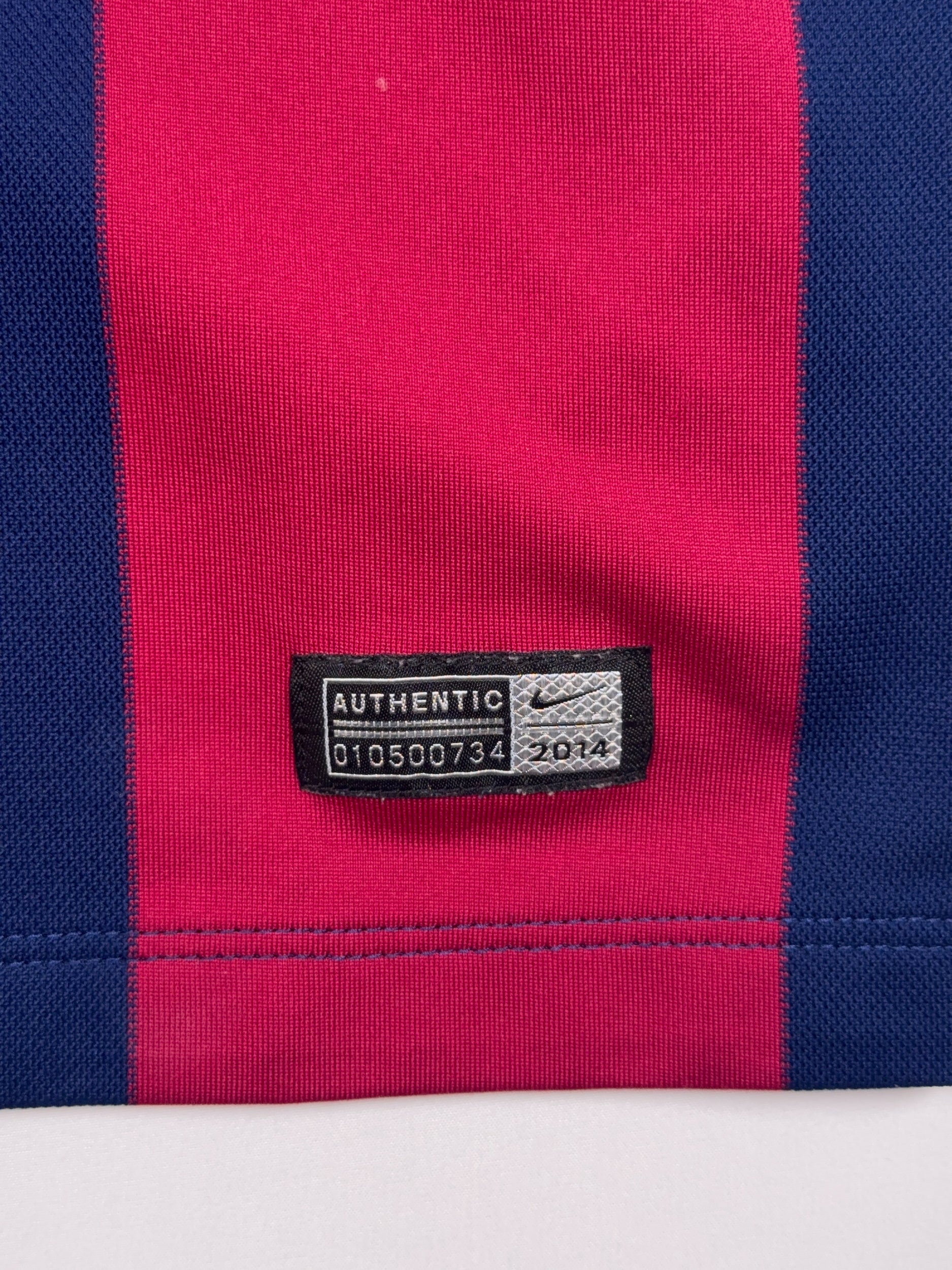 Barcelona 2014/15 Ivan Rakitic #4 Home Shirt - M