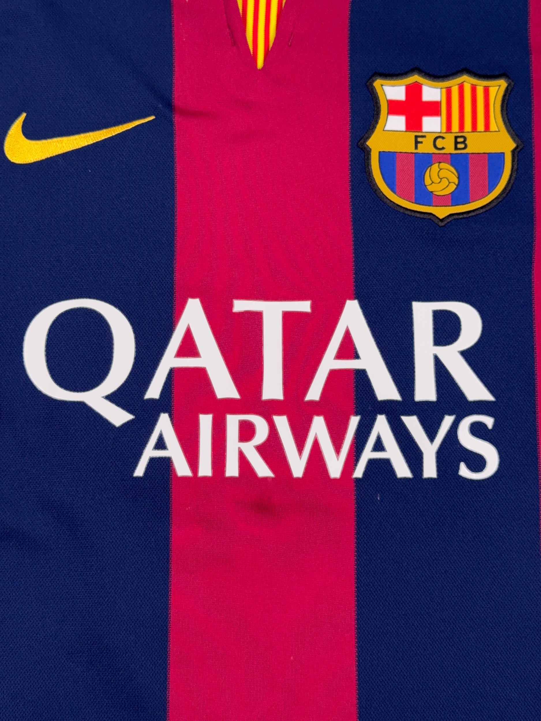Barcelona 2014/15 Ivan Rakitic #4 Home Shirt - M
