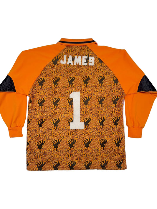 Liverpool 1996/97 David James #1 GK Shirt - M (38-40")