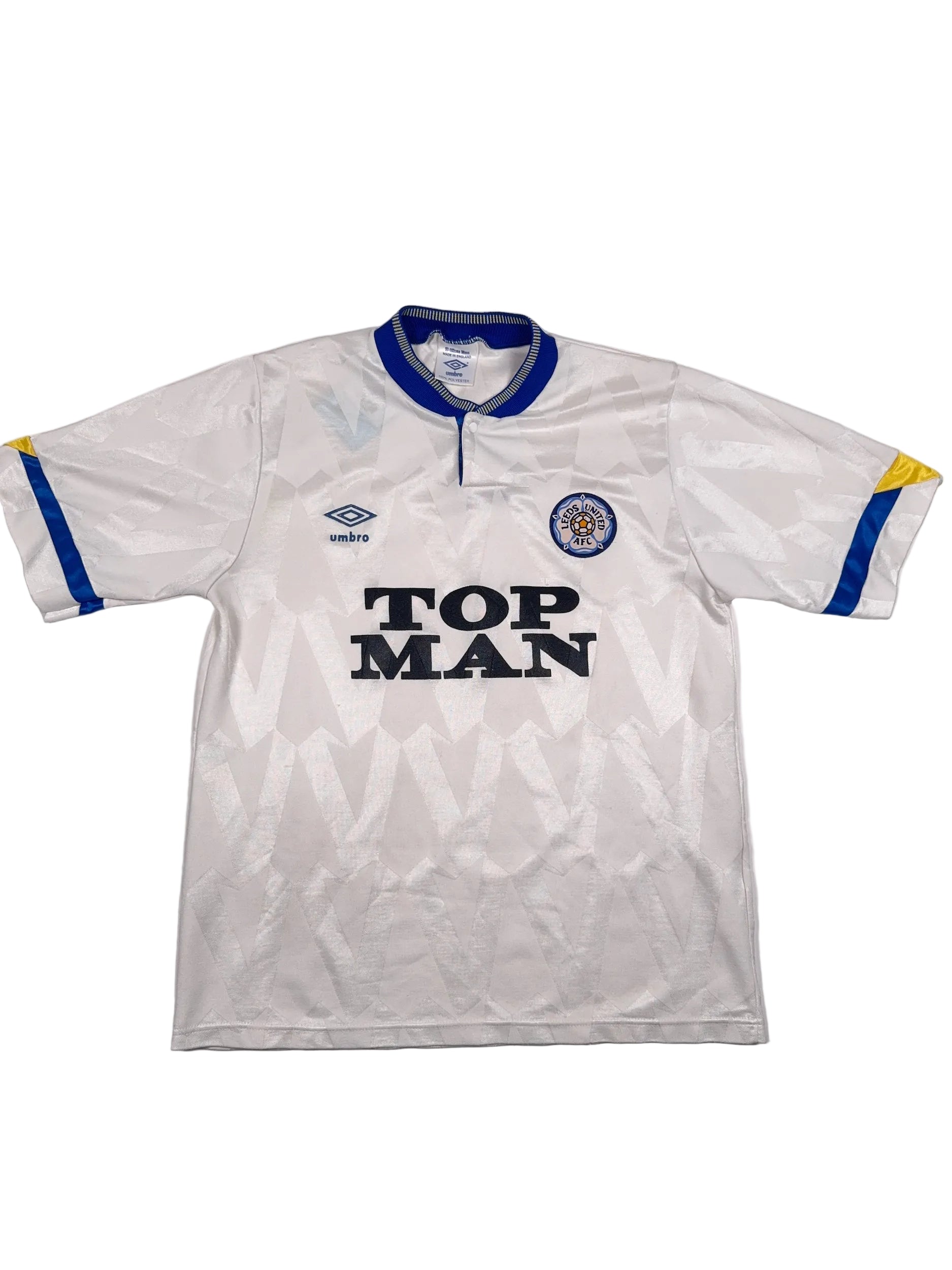Leeds United 1990/91 Home Shirt - M