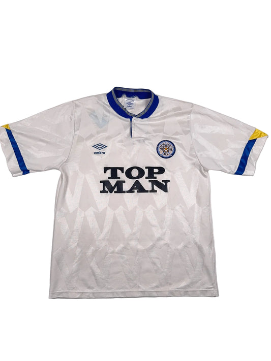 Leeds United 1990/91 Home Shirt - M