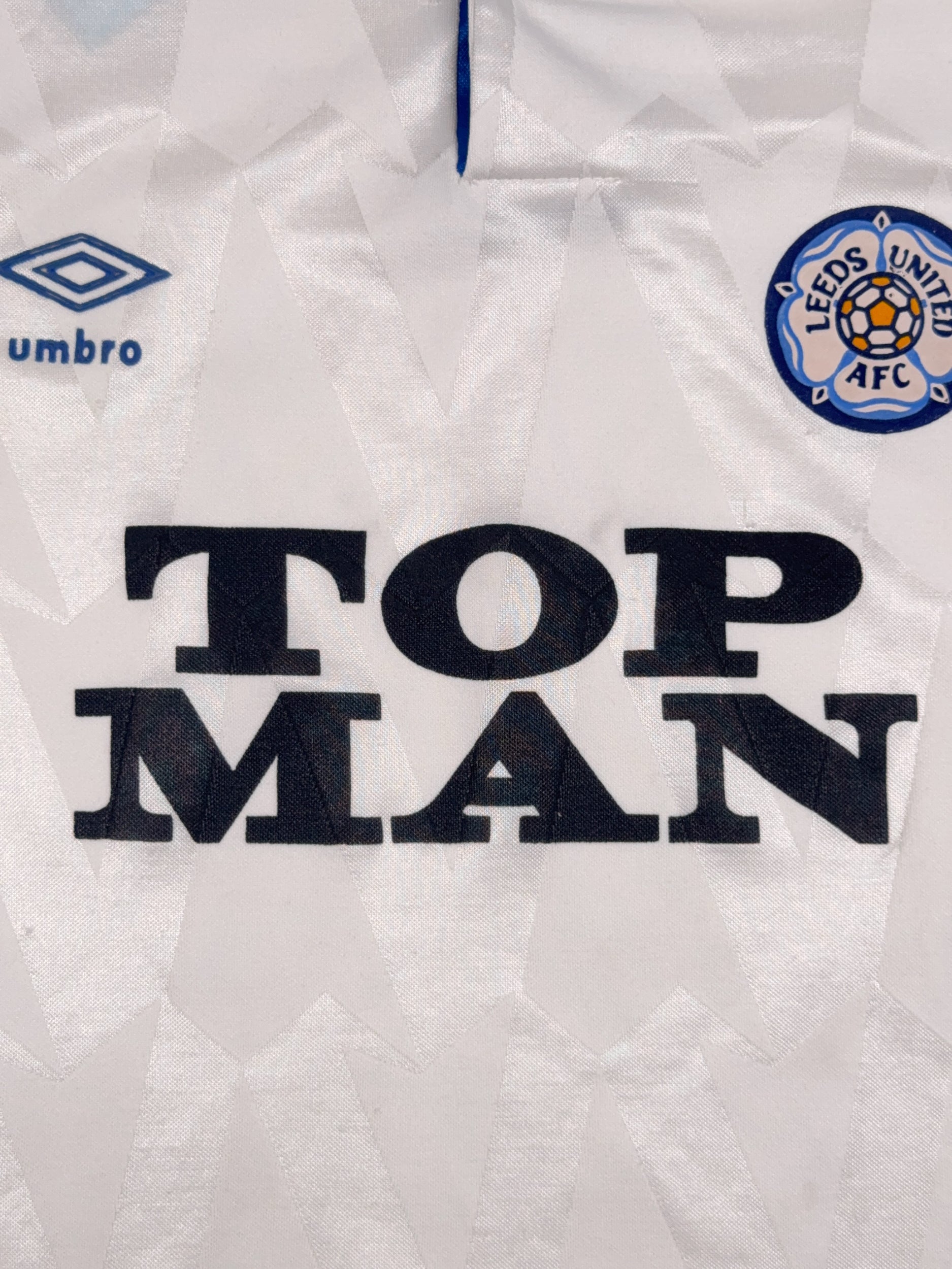 Leeds United 1990/91 Home Shirt - M