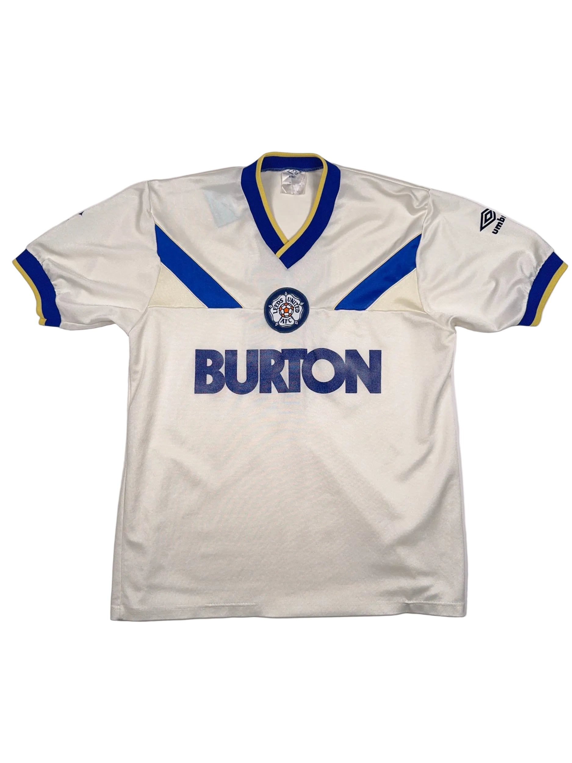 Leeds United 1986/88 Player Issue #5 Home Shirt - M