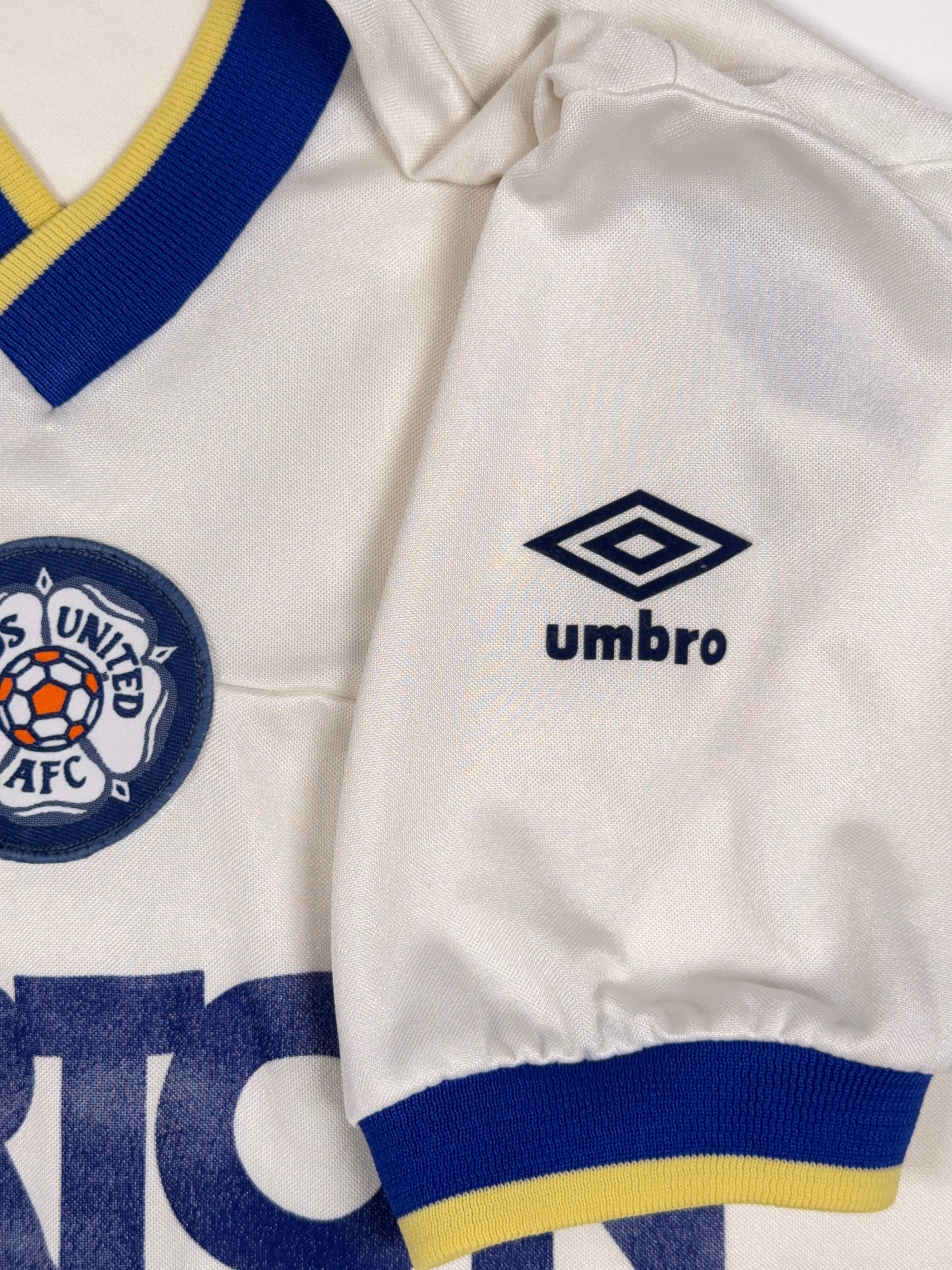 Leeds United 1986/88 Player Issue #5 Home Shirt - M