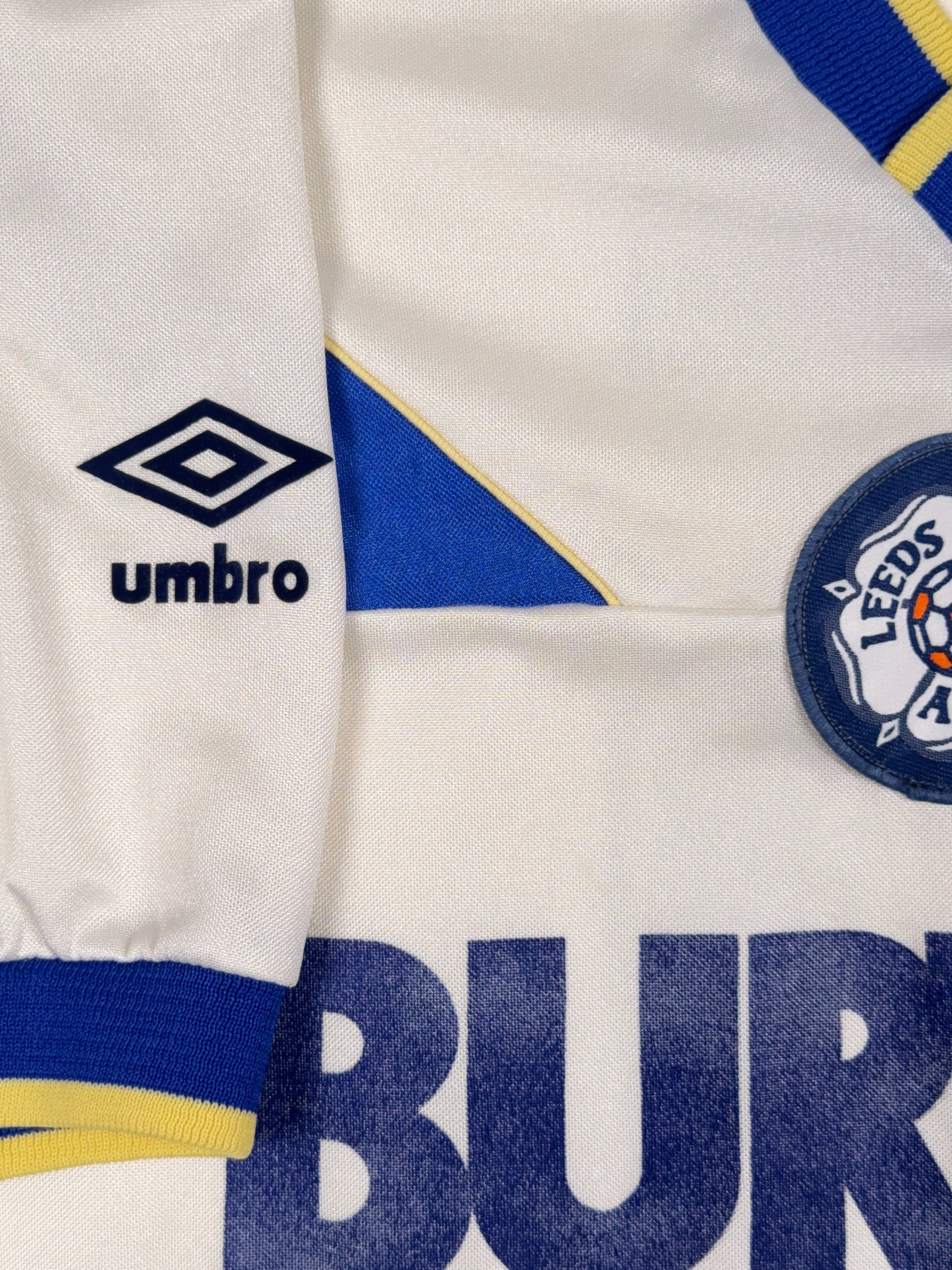 Leeds United 1986/88 Player Issue #5 Home Shirt - M
