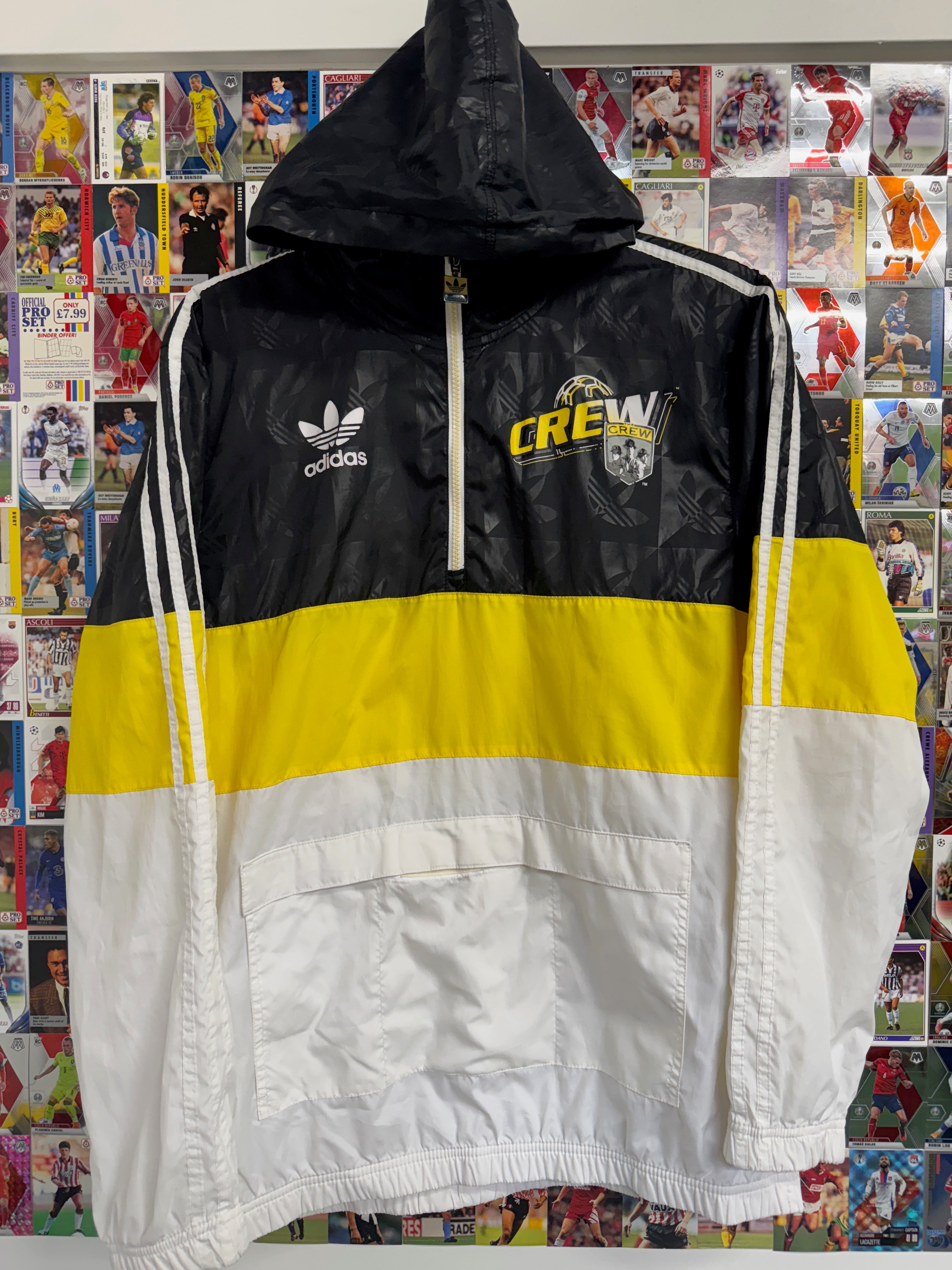Columbus Crew 2013/14 Trefoil 1/4 Zip Hooded Jacket - M