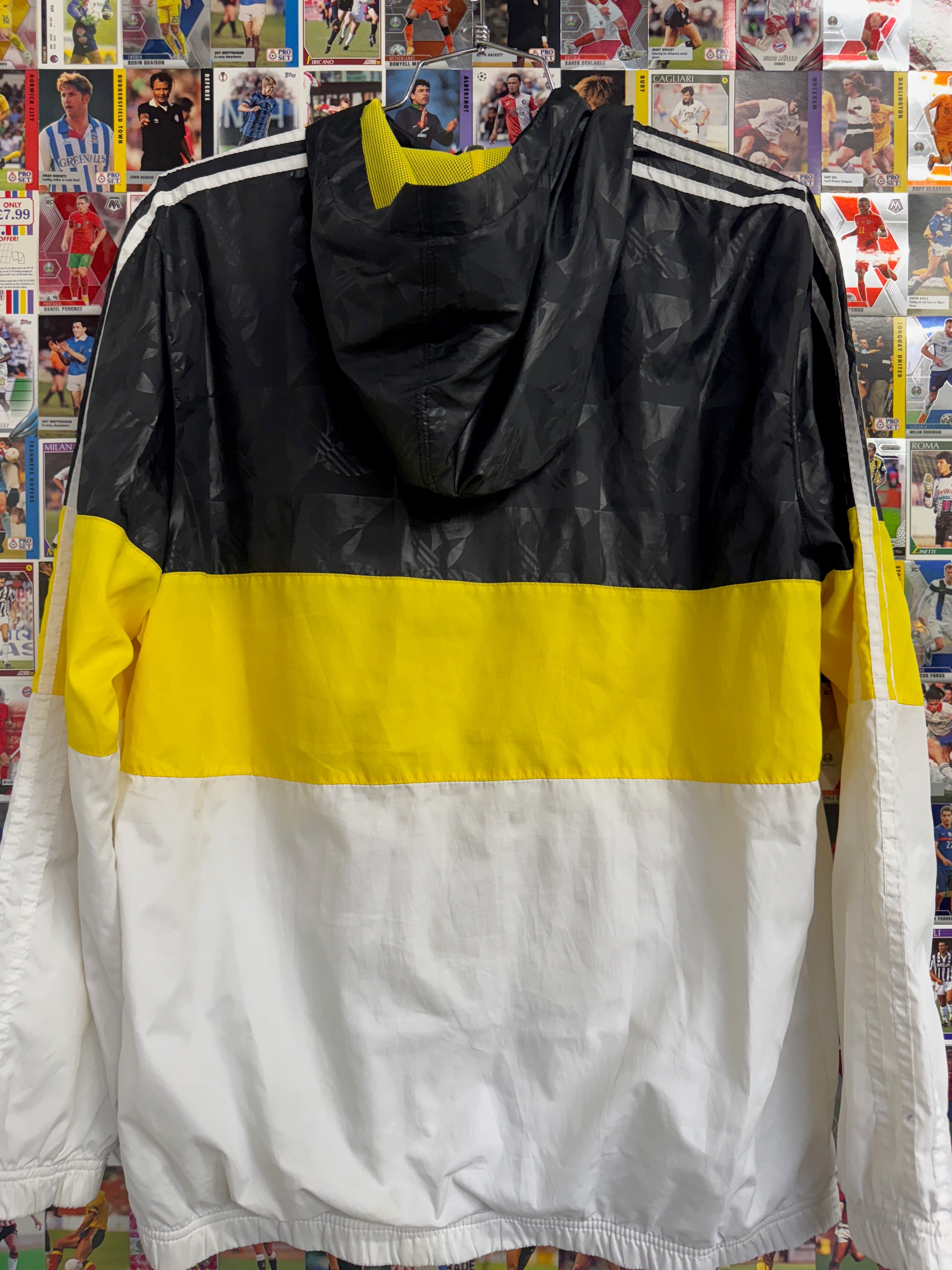 Columbus Crew 2013/14 Trefoil 1/4 Zip Hooded Jacket - M