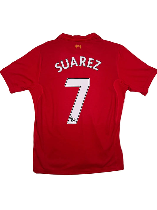 Liverpool 2012/13 Luis Suárez #7 Home Shirt - M