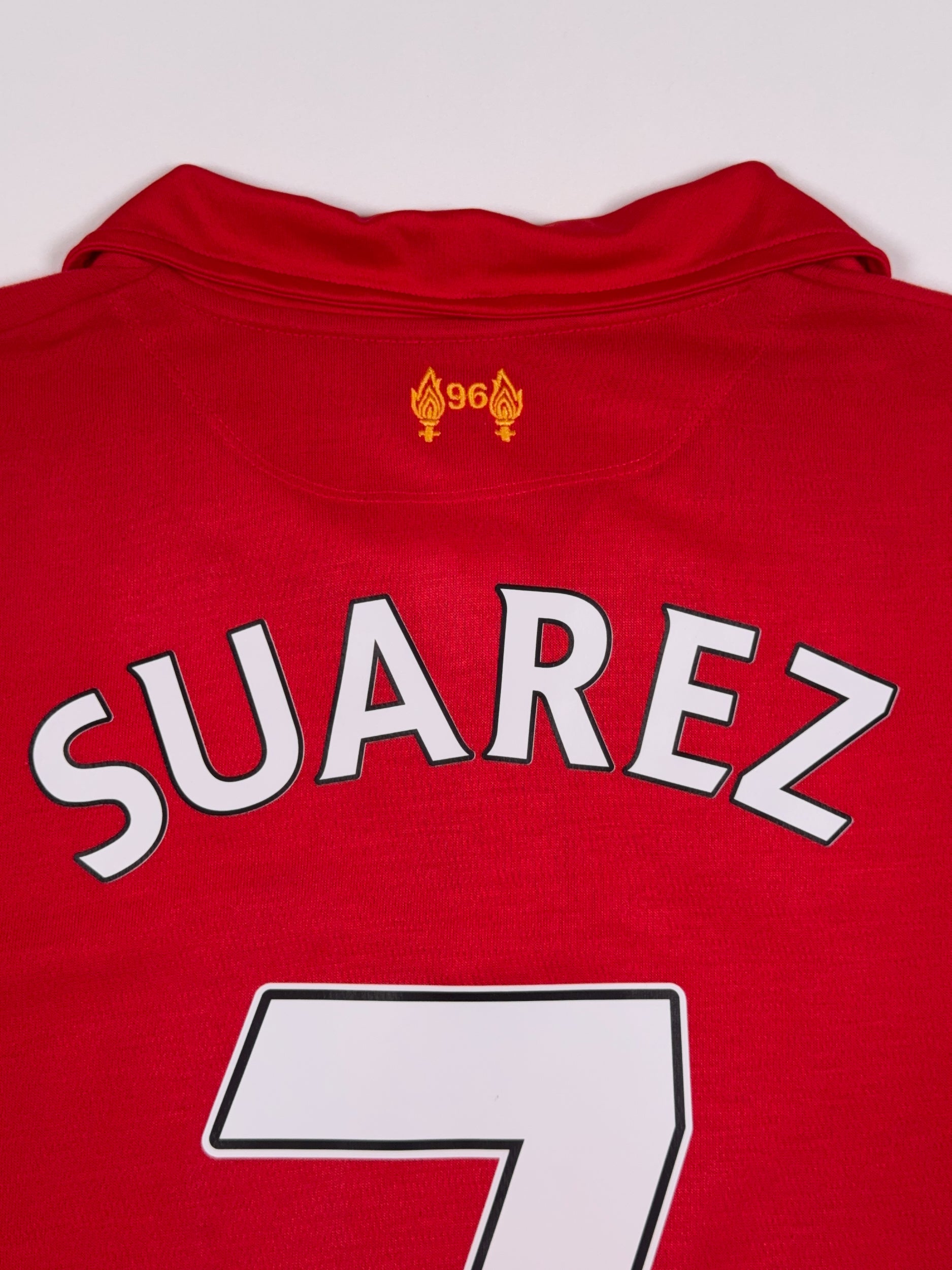 Liverpool 2012/13 Luis Suárez #7 Home Shirt - M