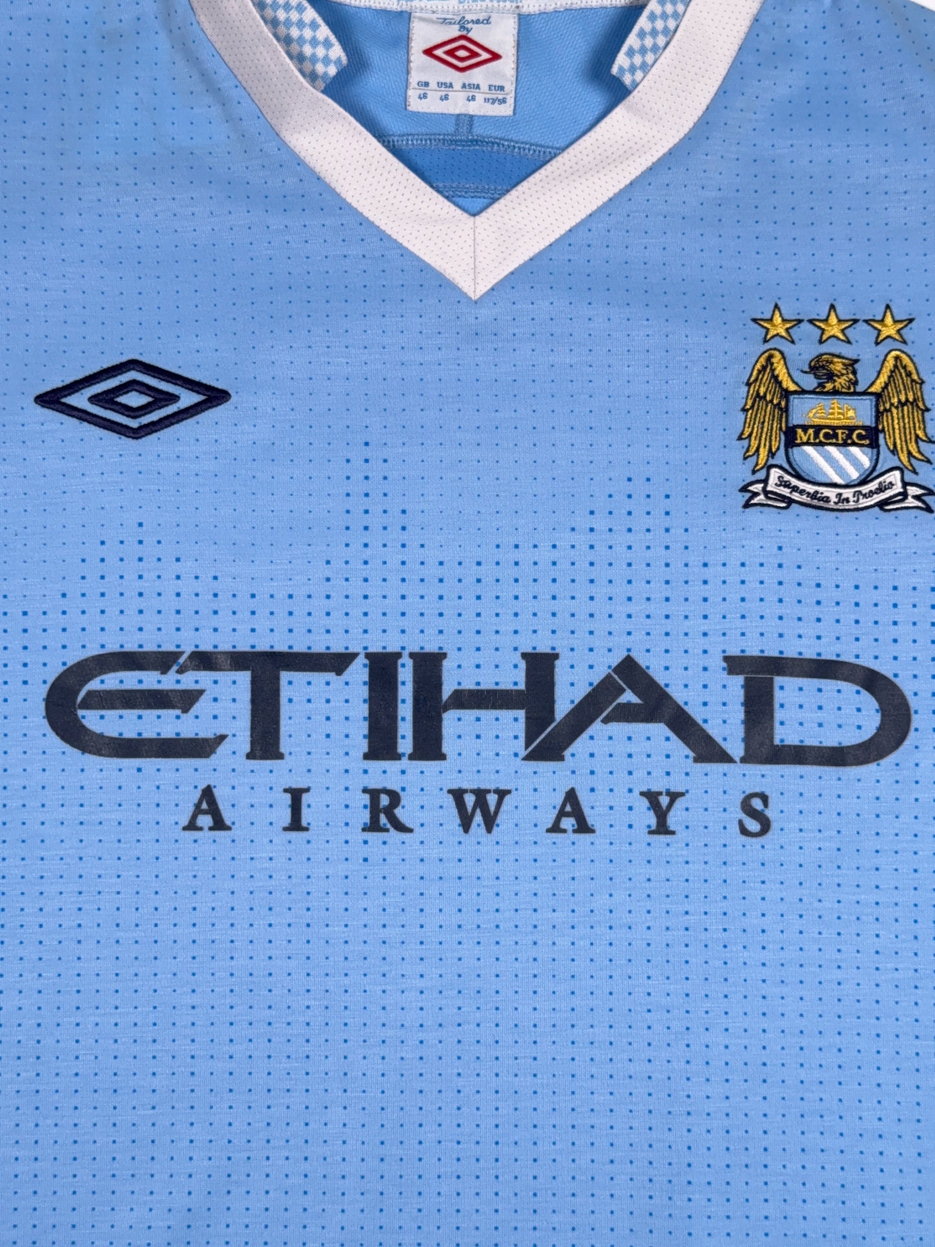 Manchester City 2011/12 Home Shirt - XL