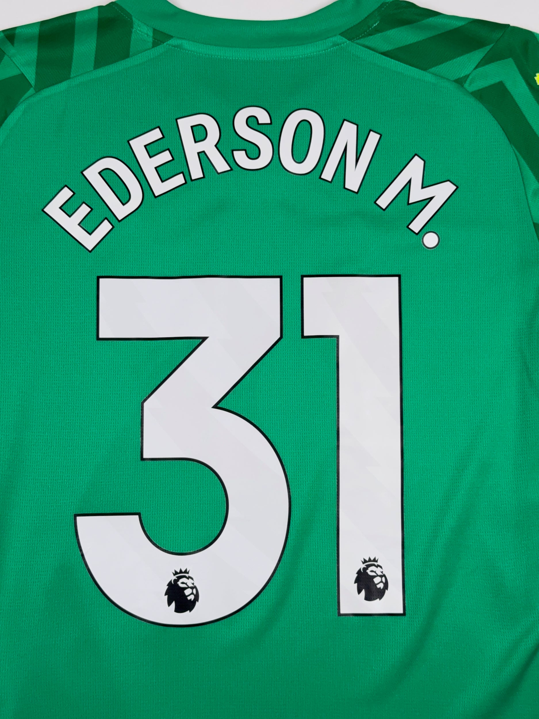 Manchester City 2023/24 Ederson Moraes #31 Goalkeeper Shirt - M