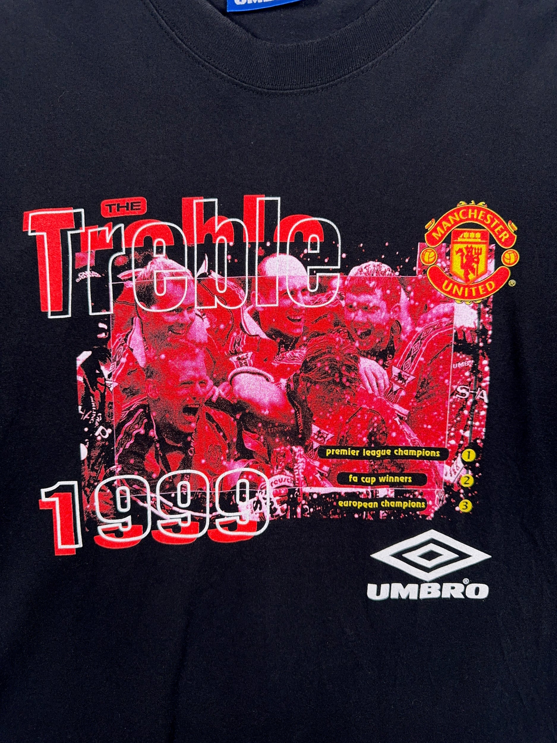 Manchester United Treble Winners 1999/00 Vintage Shirt - XL