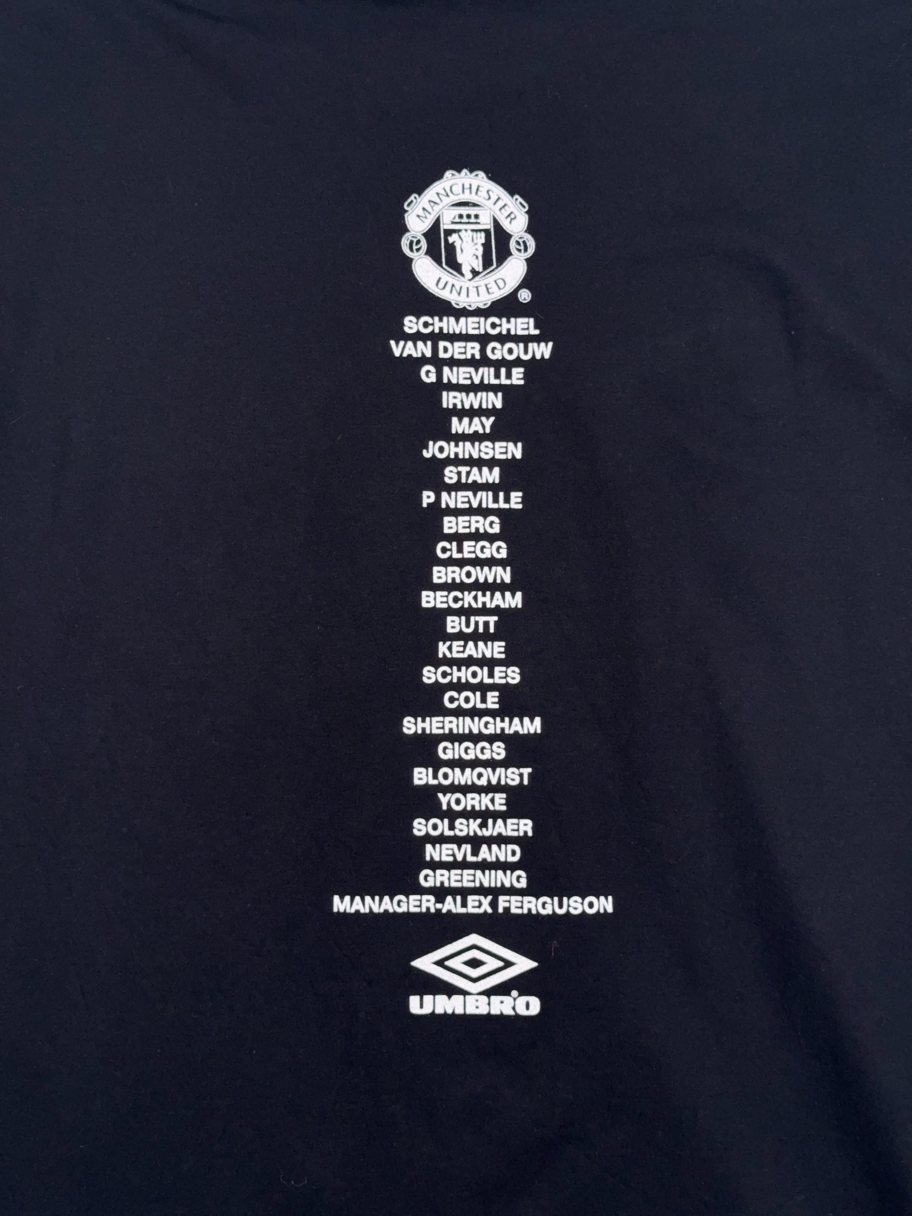 Manchester United Treble Winners 1999/00 Vintage Shirt - XL