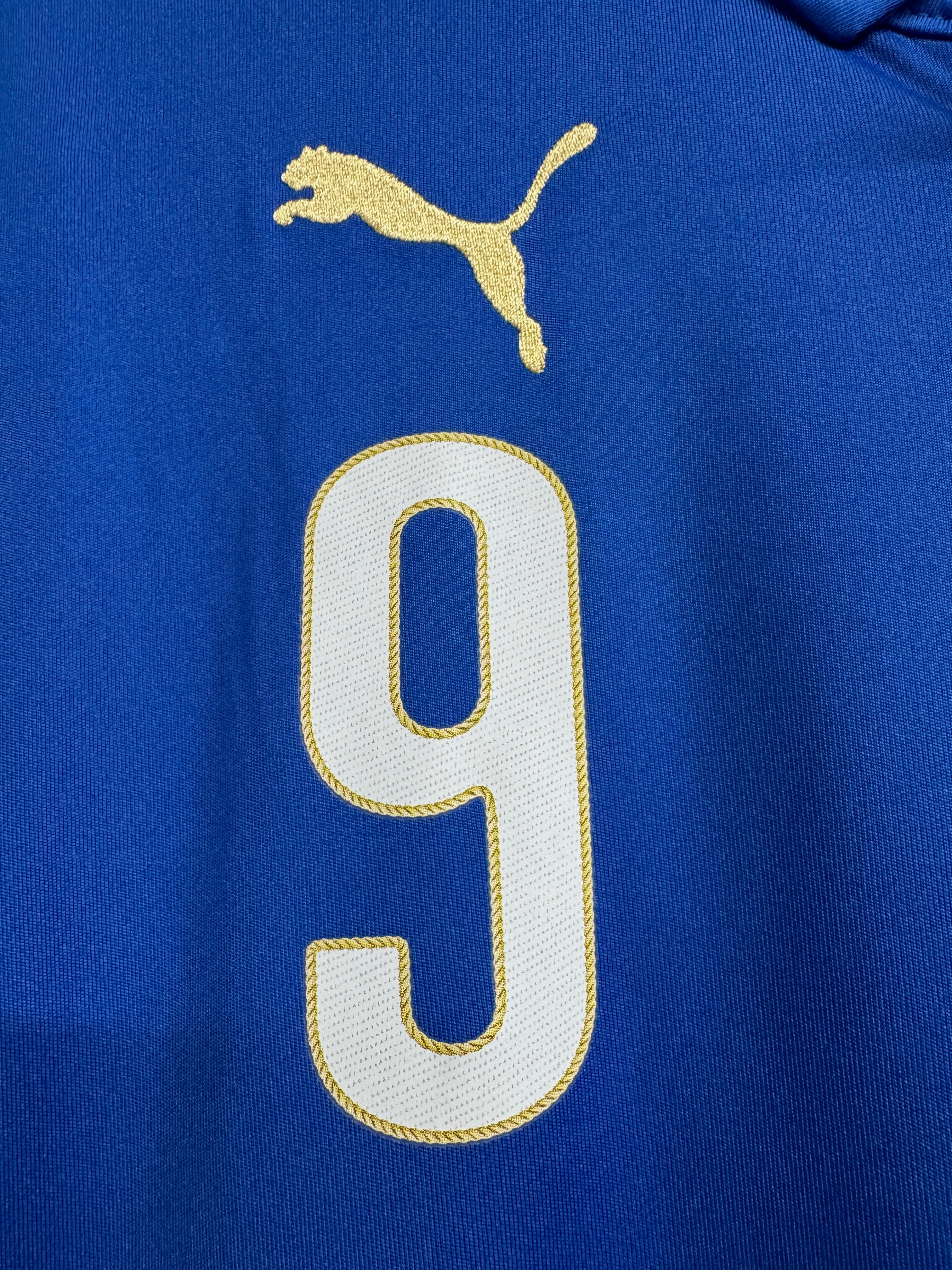 Italy 2014/15 Mario Balotelli #9 Home Shirt | Retro Screamers