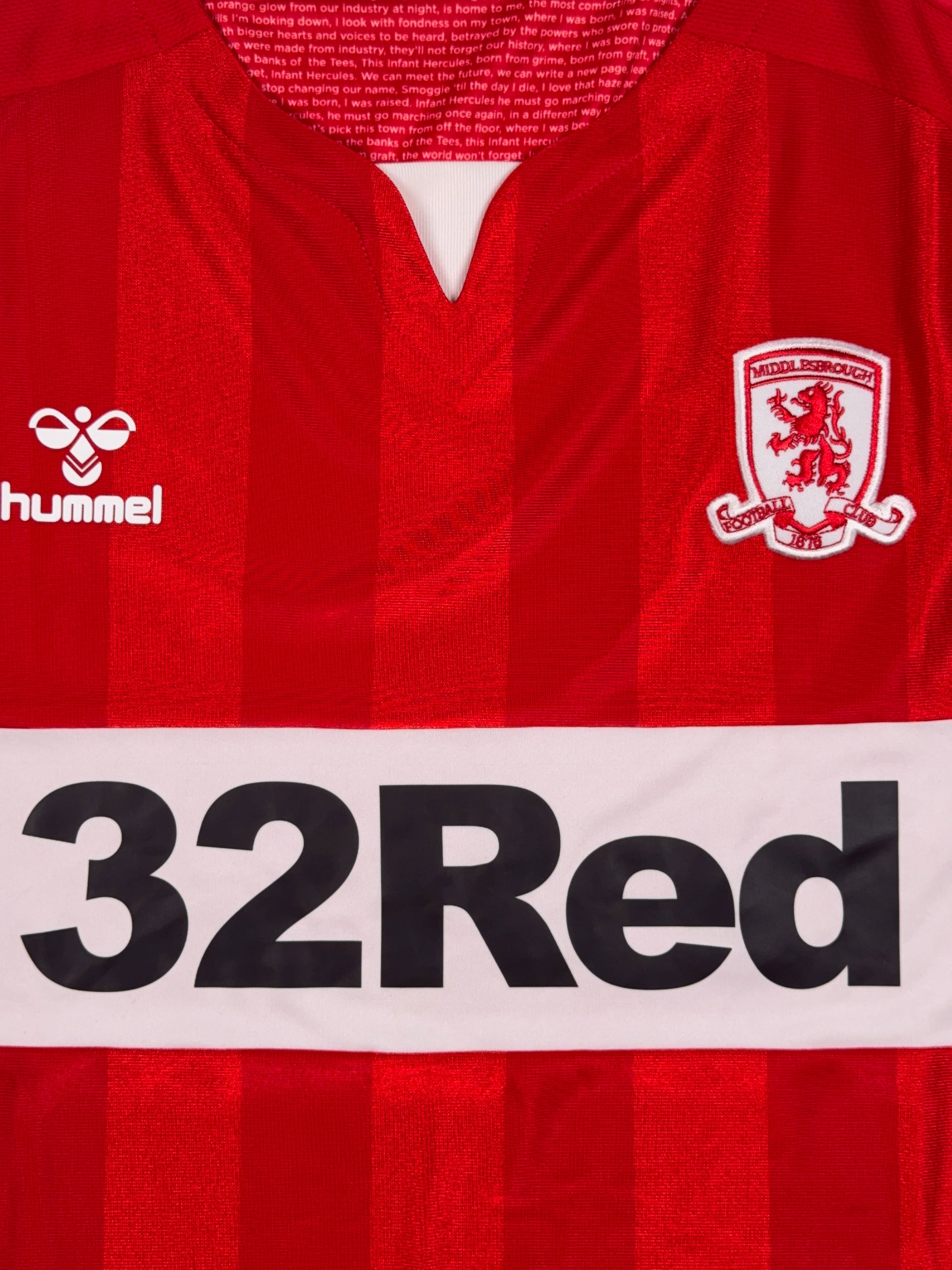 Middlesbrough 2019/20 Longsleeve Home Shirt - XL