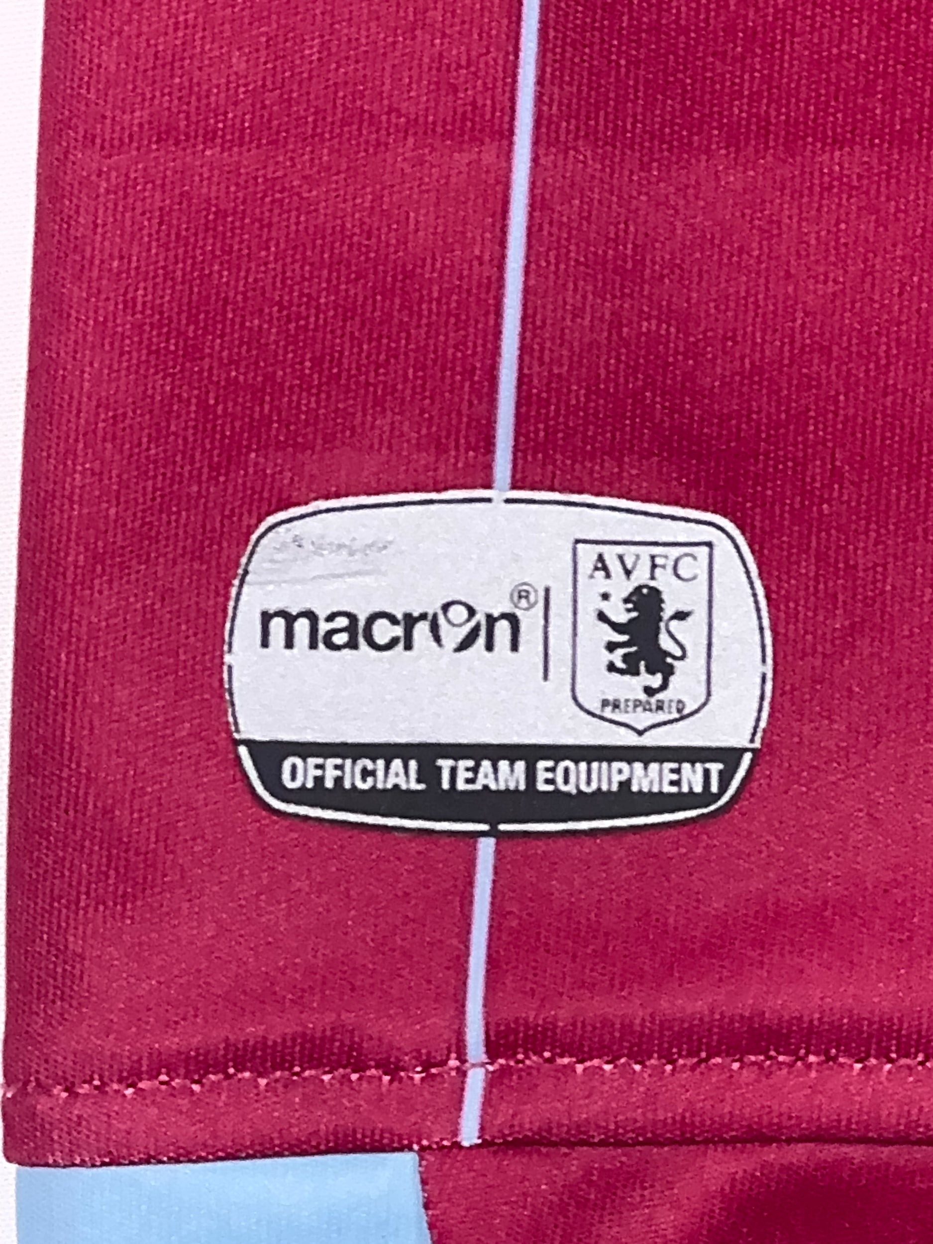 Aston Villa 2014/15 Christian Benteke #20 Home Shirt - M