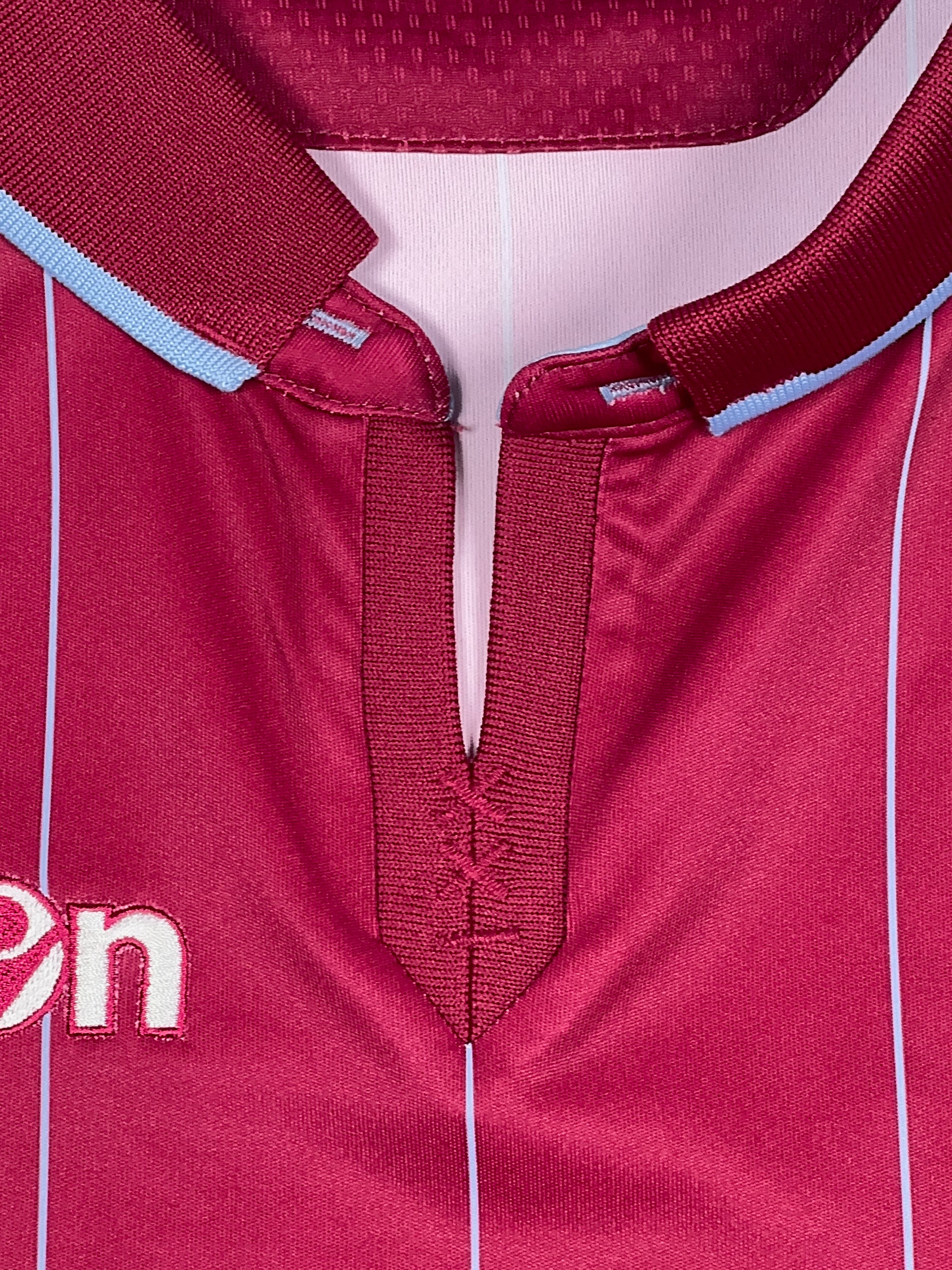 Aston Villa 2014/15 Christian Benteke #20 Home Shirt - M