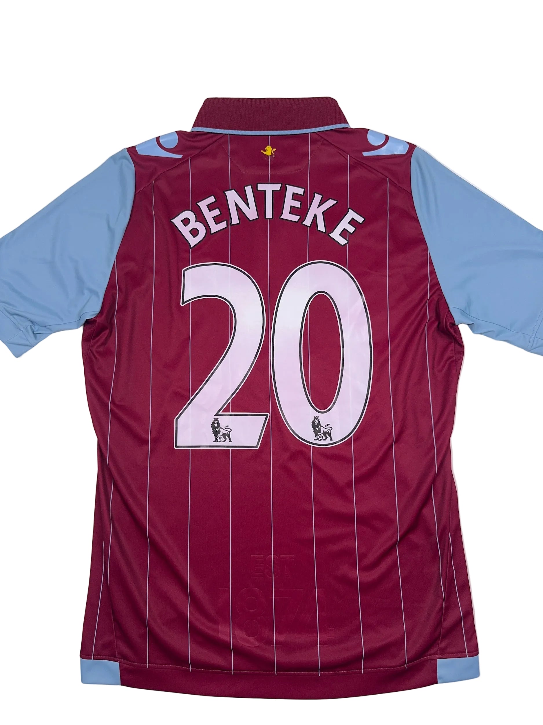 Aston Villa 2014/15 Christian Benteke #20 Home Shirt - M