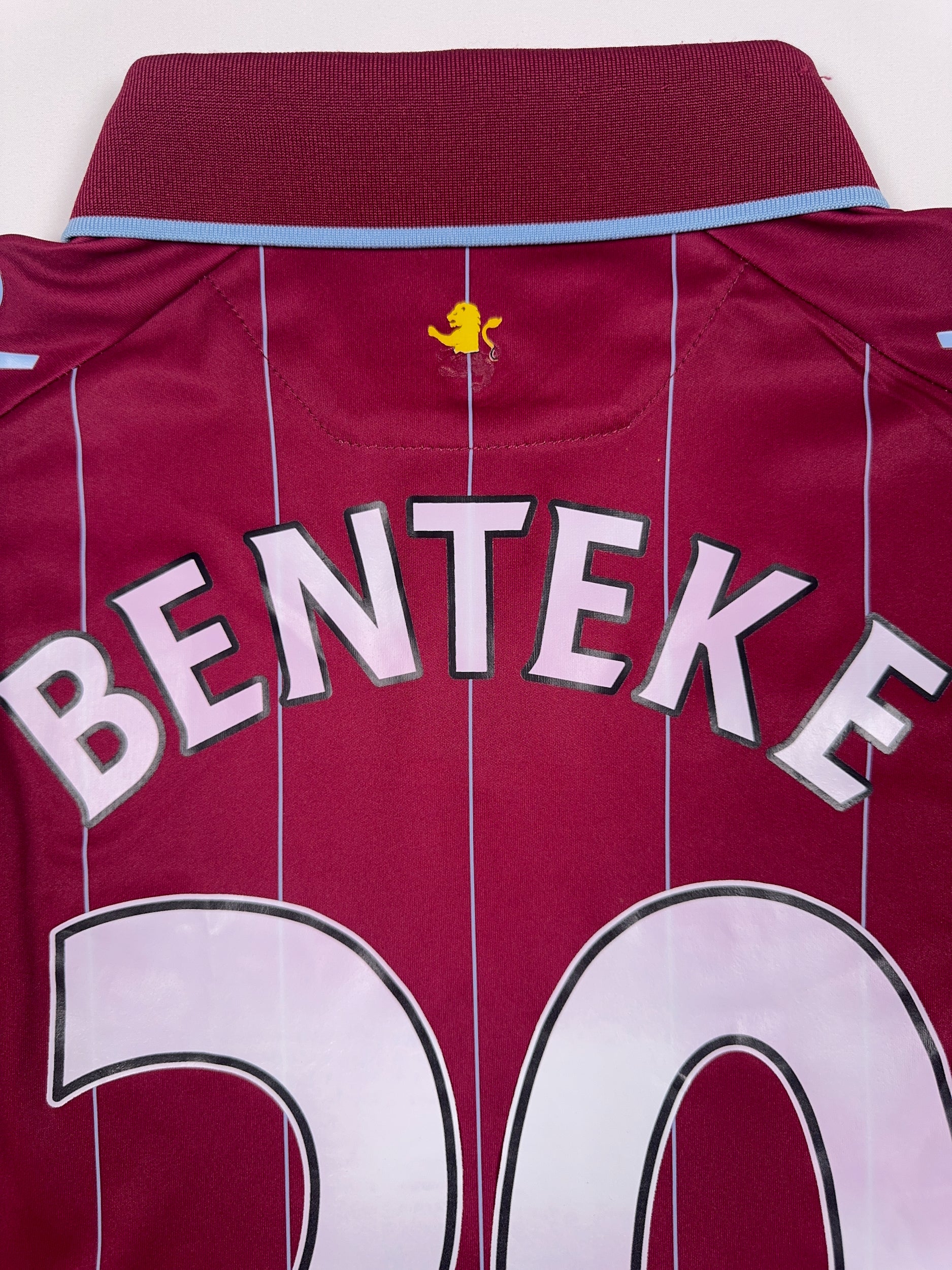 Aston Villa 2014/15 Christian Benteke #20 Home Shirt - M