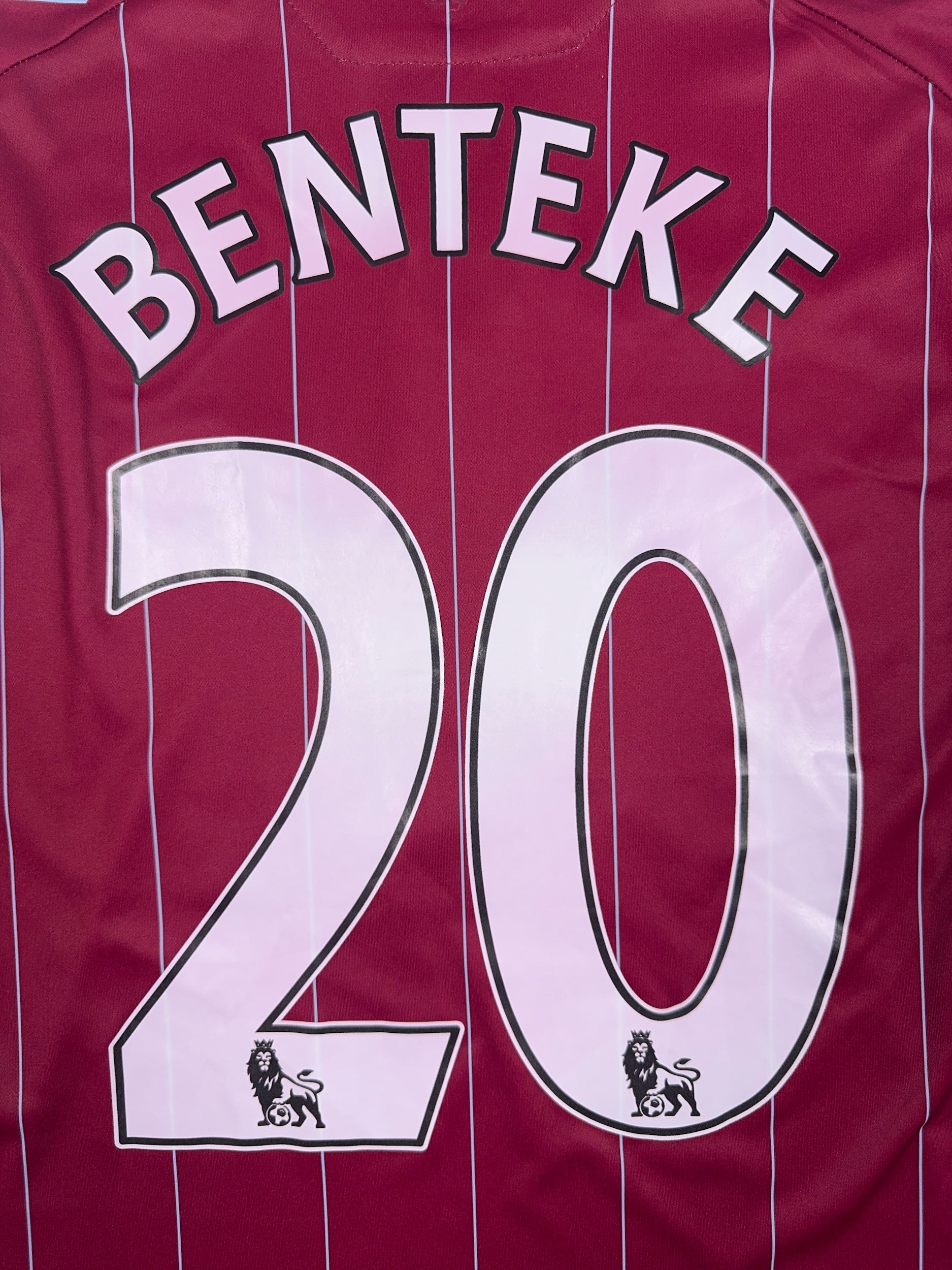 Aston Villa 2014/15 Christian Benteke #20 Home Shirt - M
