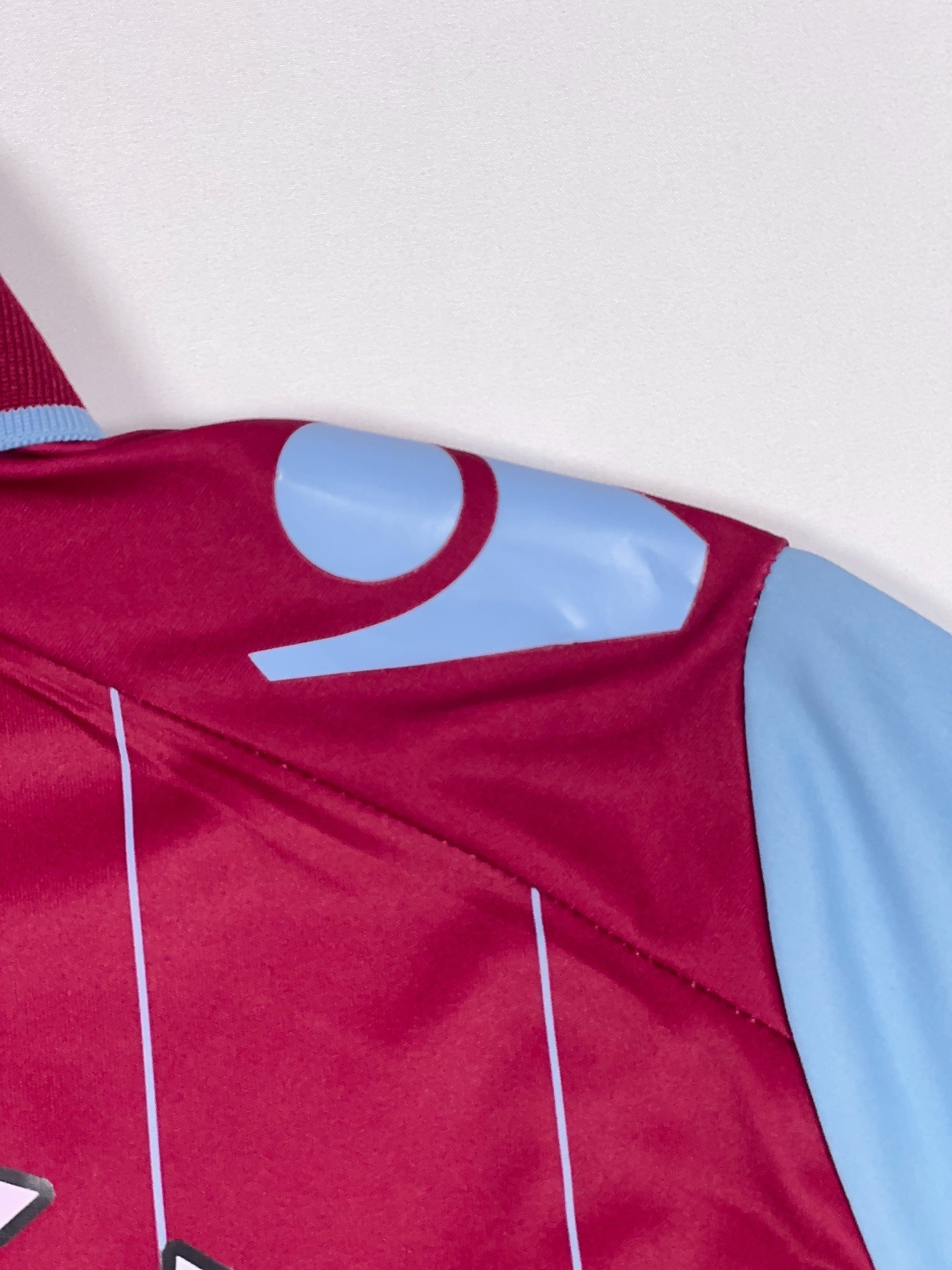 Aston Villa 2014/15 Christian Benteke #20 Home Shirt - M