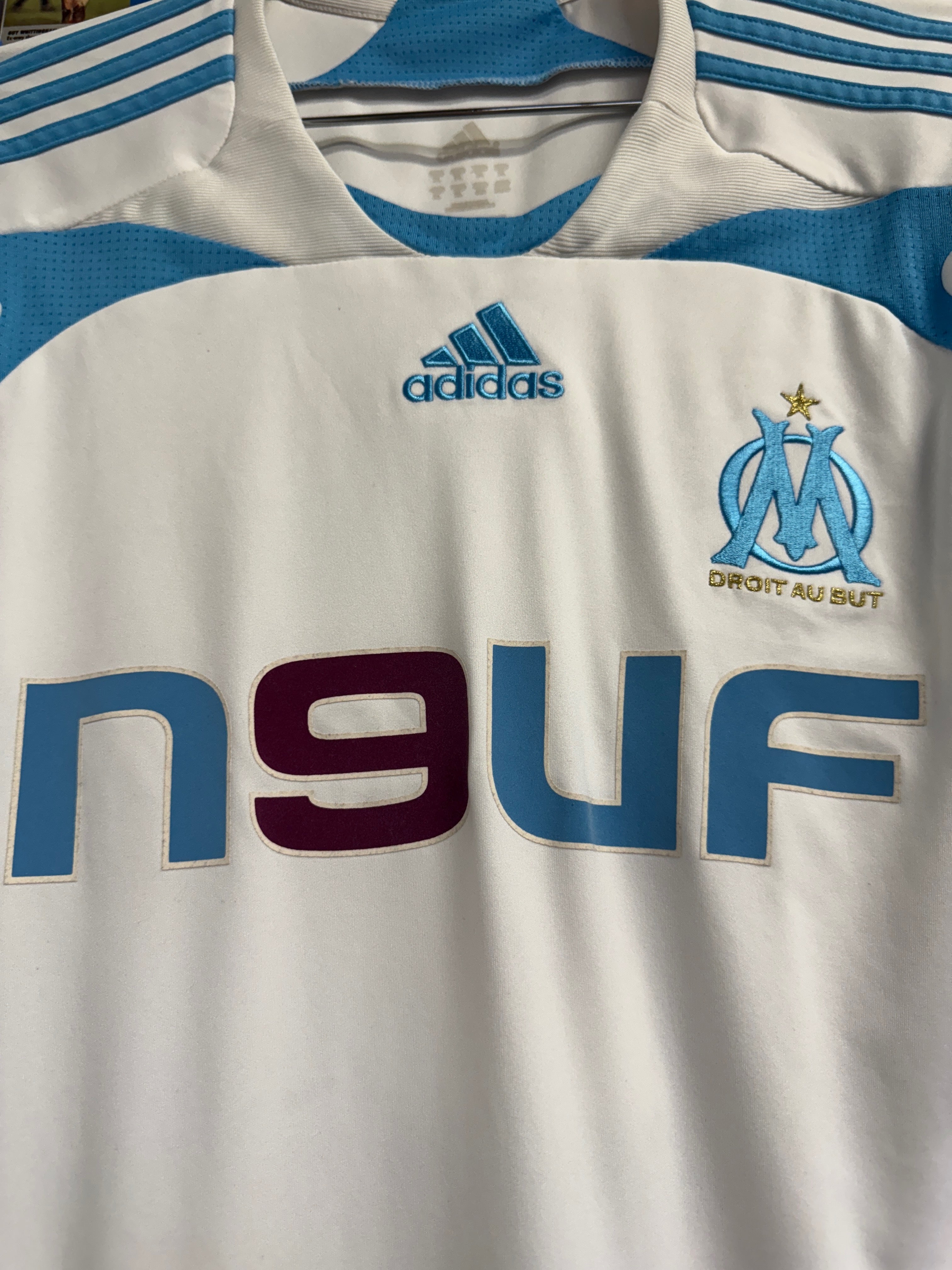 Marseille 2007/08 Djibril Cisse #9 Home Shirt | Retro Screamers