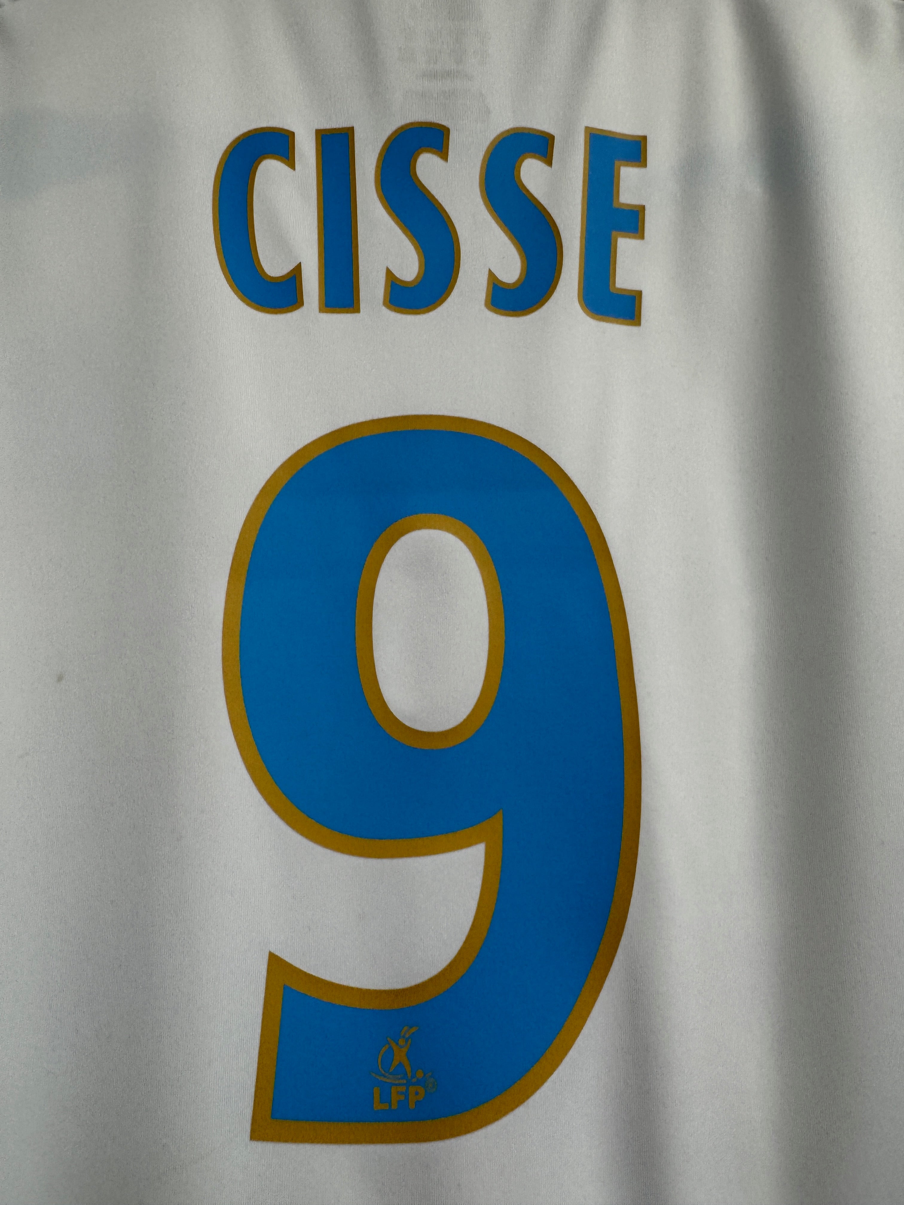 Marseille 2007/08 Djibril Cisse #9 Home Shirt | Retro Screamers