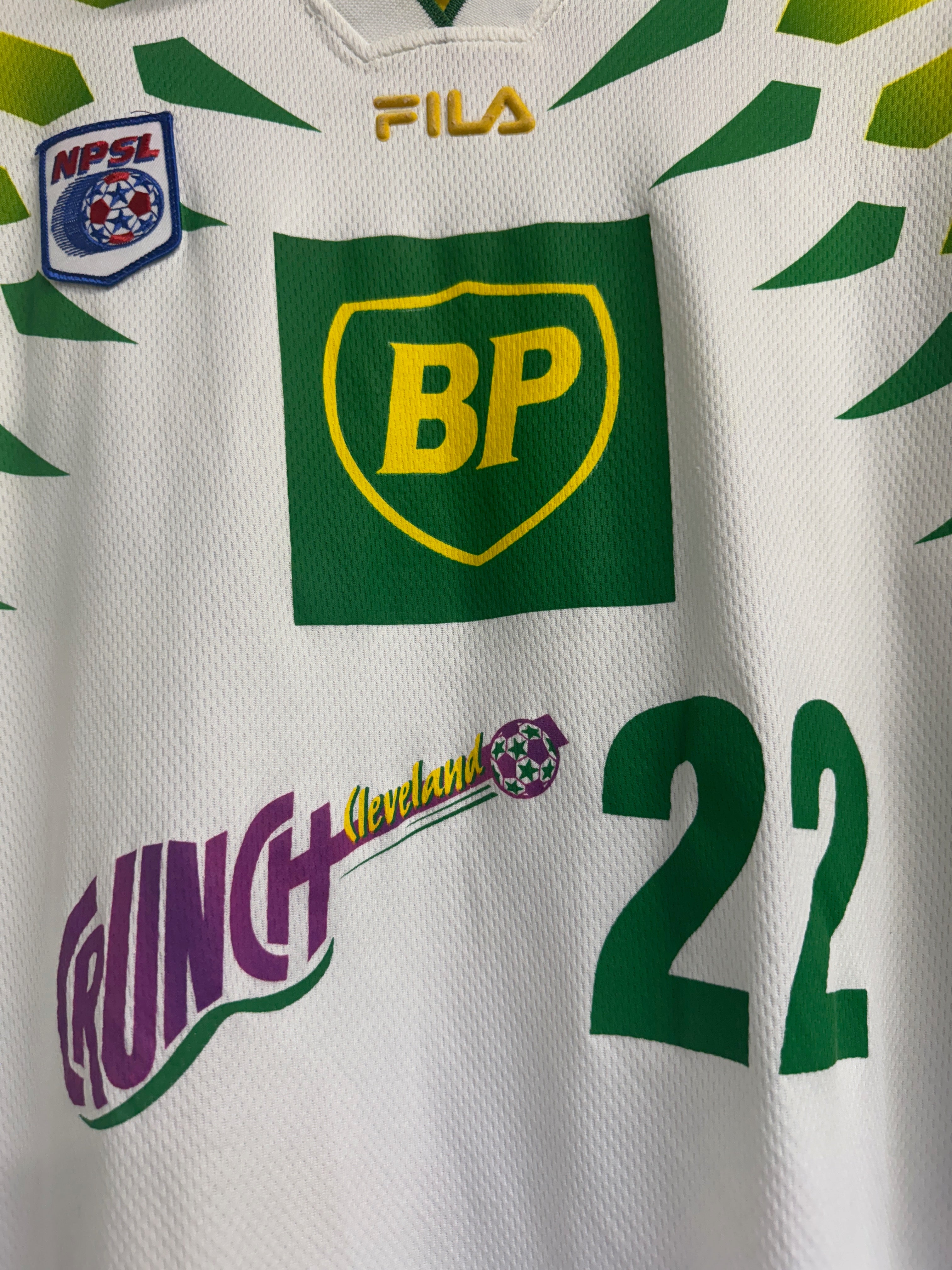 Cleveland Crunch 1996/97 Match Worn Andy Schmetzer #22 Longsleeve Signed Shirt | Retro Screamers