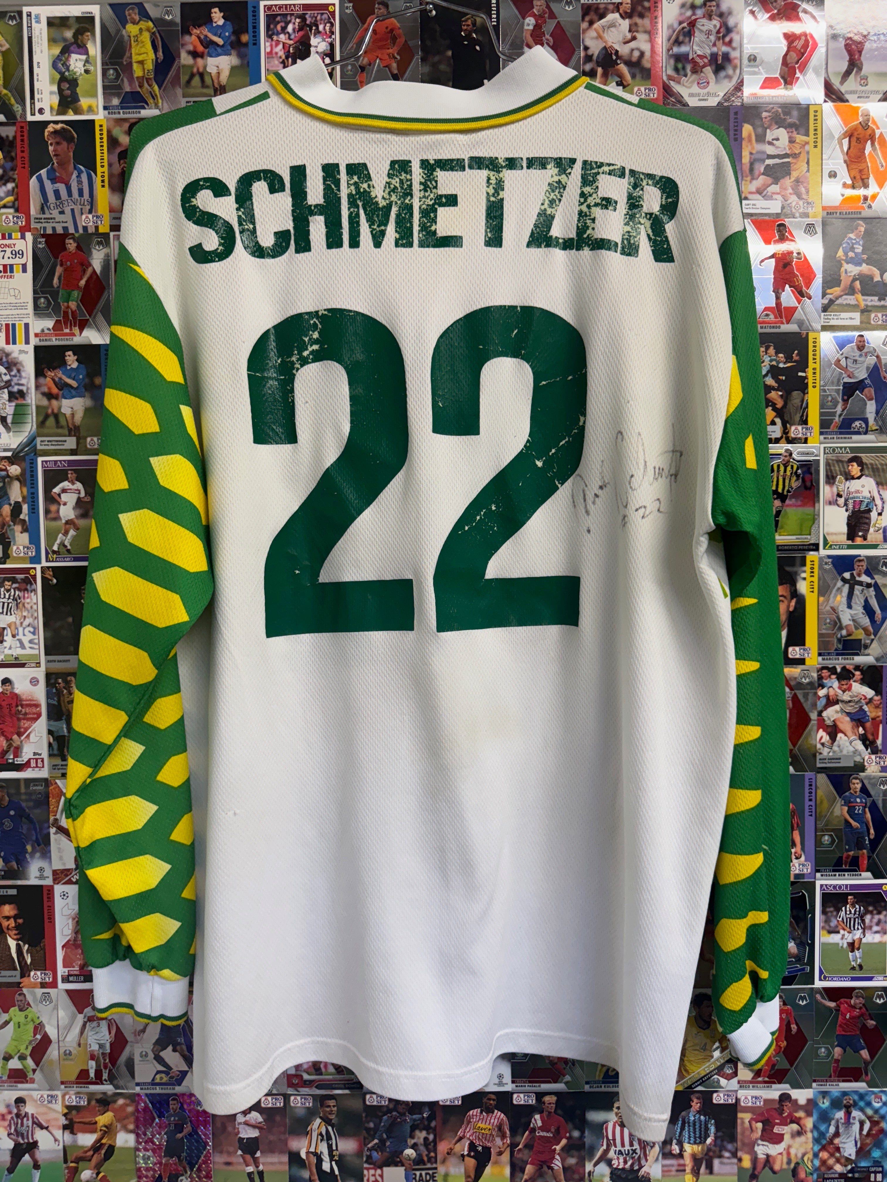 Cleveland Crunch 1996/97 Match Worn Andy Schmetzer #22 Longsleeve Signed Shirt - L
