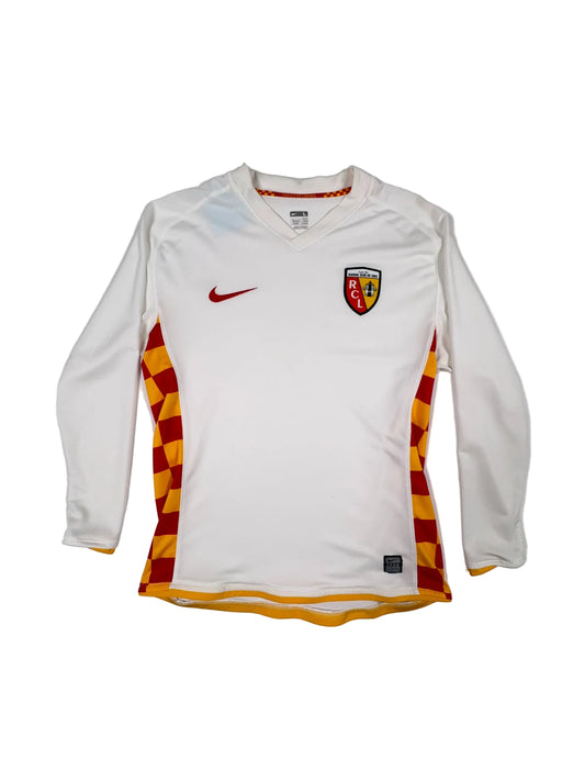 RC Lens 2008/09 Langarm-Heimtrikot - S/M (Etikett L)
