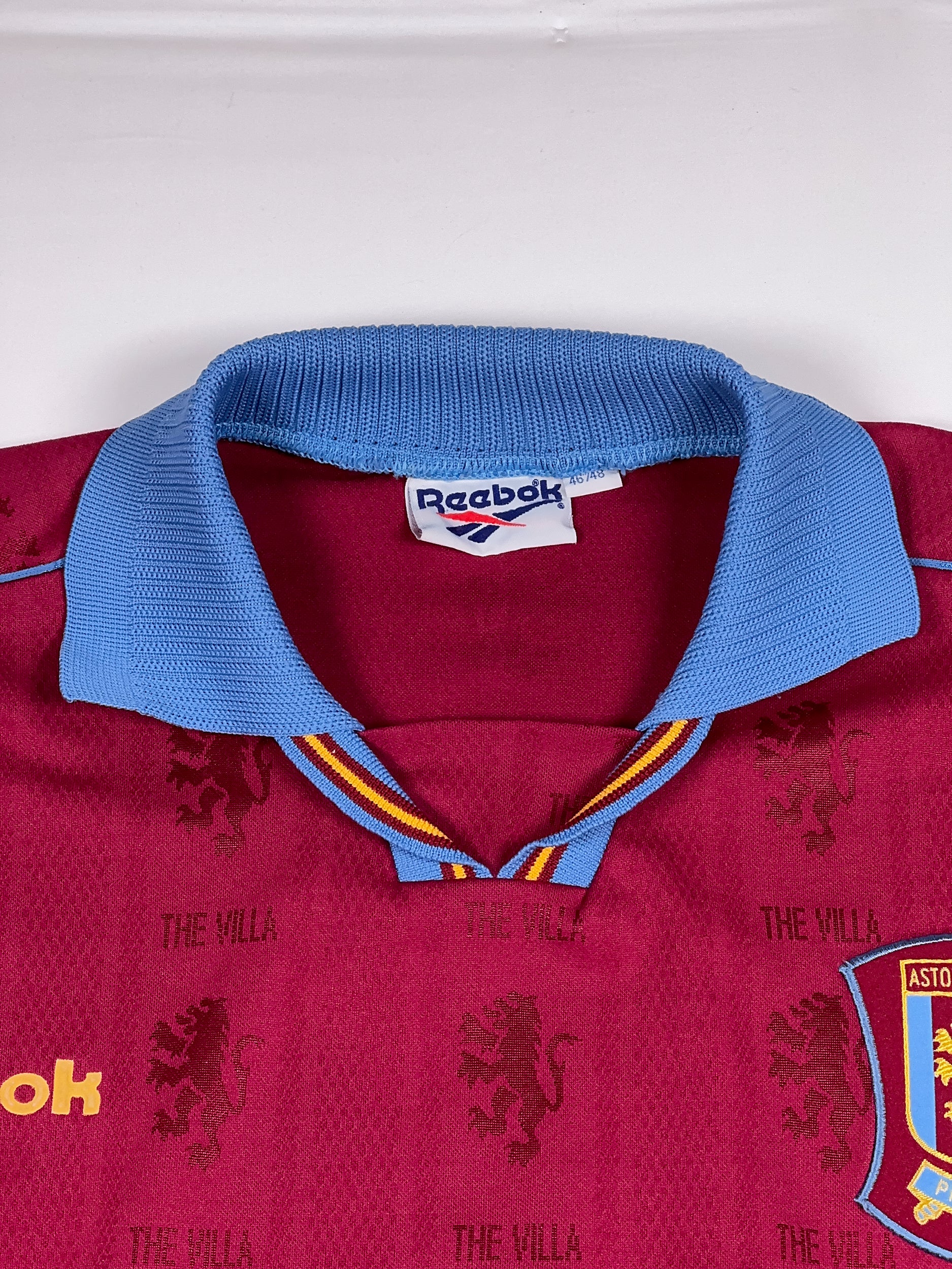 Aston Villa 1995/97 Longsleeve Home Shirt - XL