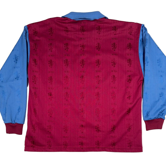 Aston Villa 1995/97 Longsleeve Home Shirt - XL